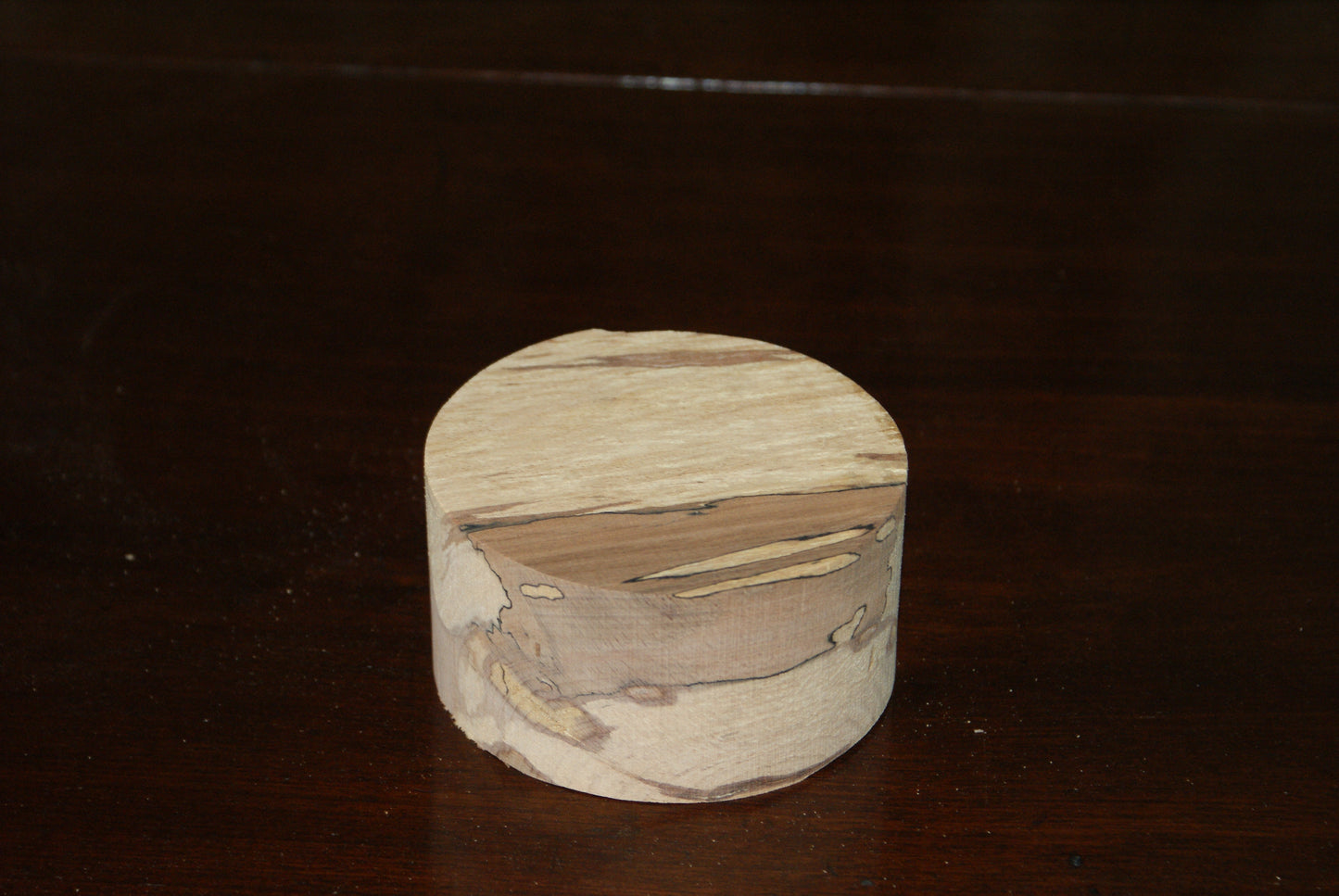 B Grade 4 x 2" spalted beech wood turning blank (054)