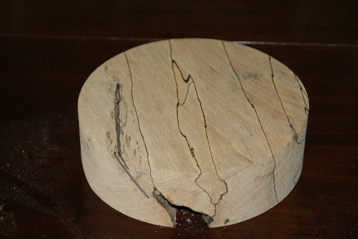 C Grade 7 x 2" spalted beech wood turning blank (132)