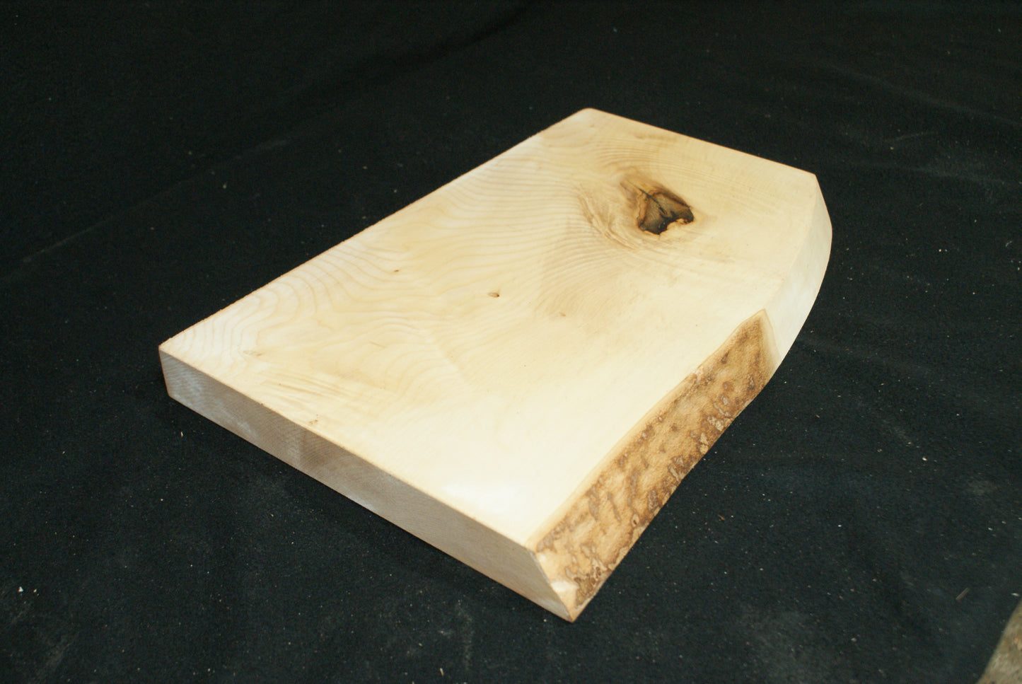 (215) Sycamore Large Chopping Board 430 L x 295 - 216 W x 40 D (mm)