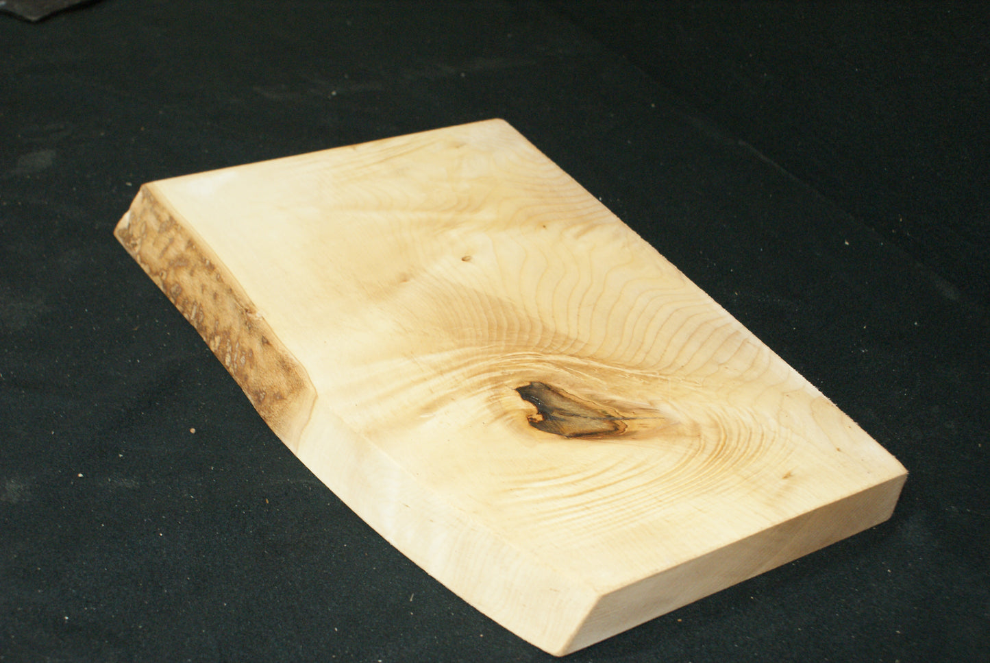 (215) Sycamore Large Chopping Board 430 L x 295 - 216 W x 40 D (mm)