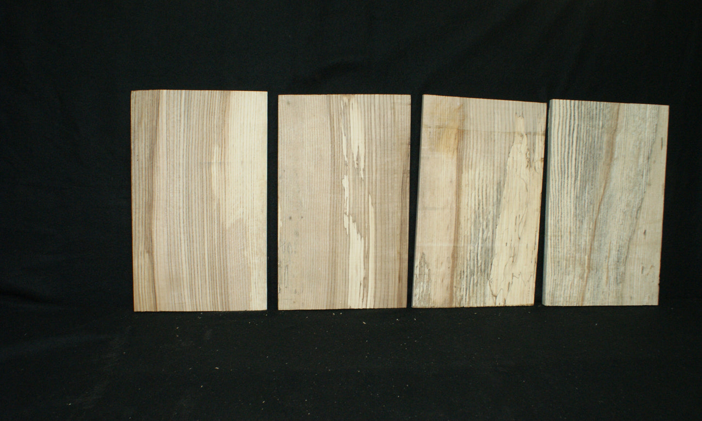 x4 Grade B, Spalted Ash Sets 380 L x 230 W x 15 D mm (2)