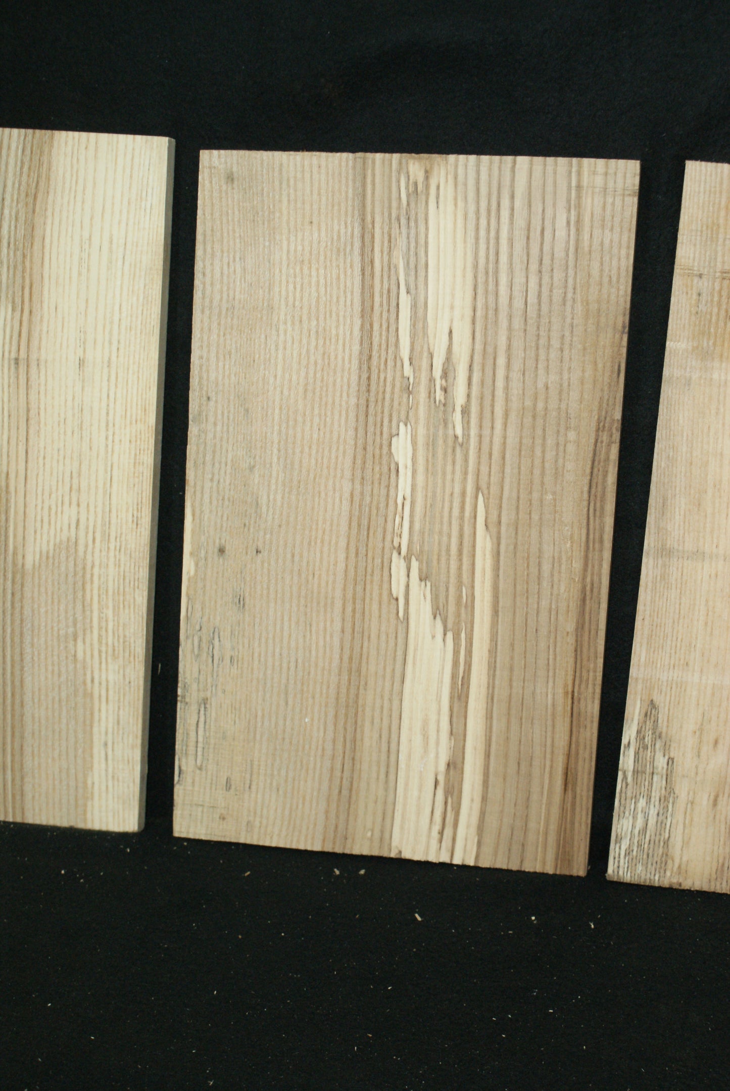 x4 Grade B, Spalted Ash Sets 380 L x 230 W x 15 D mm (2)