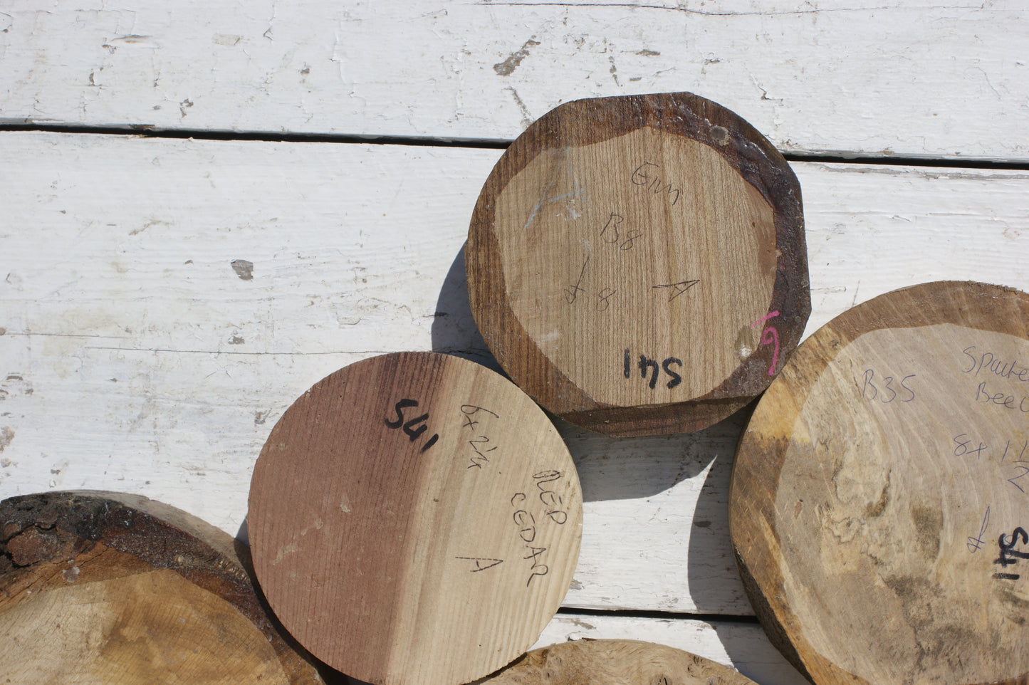 6x A grade mixed wood turning blank (541)