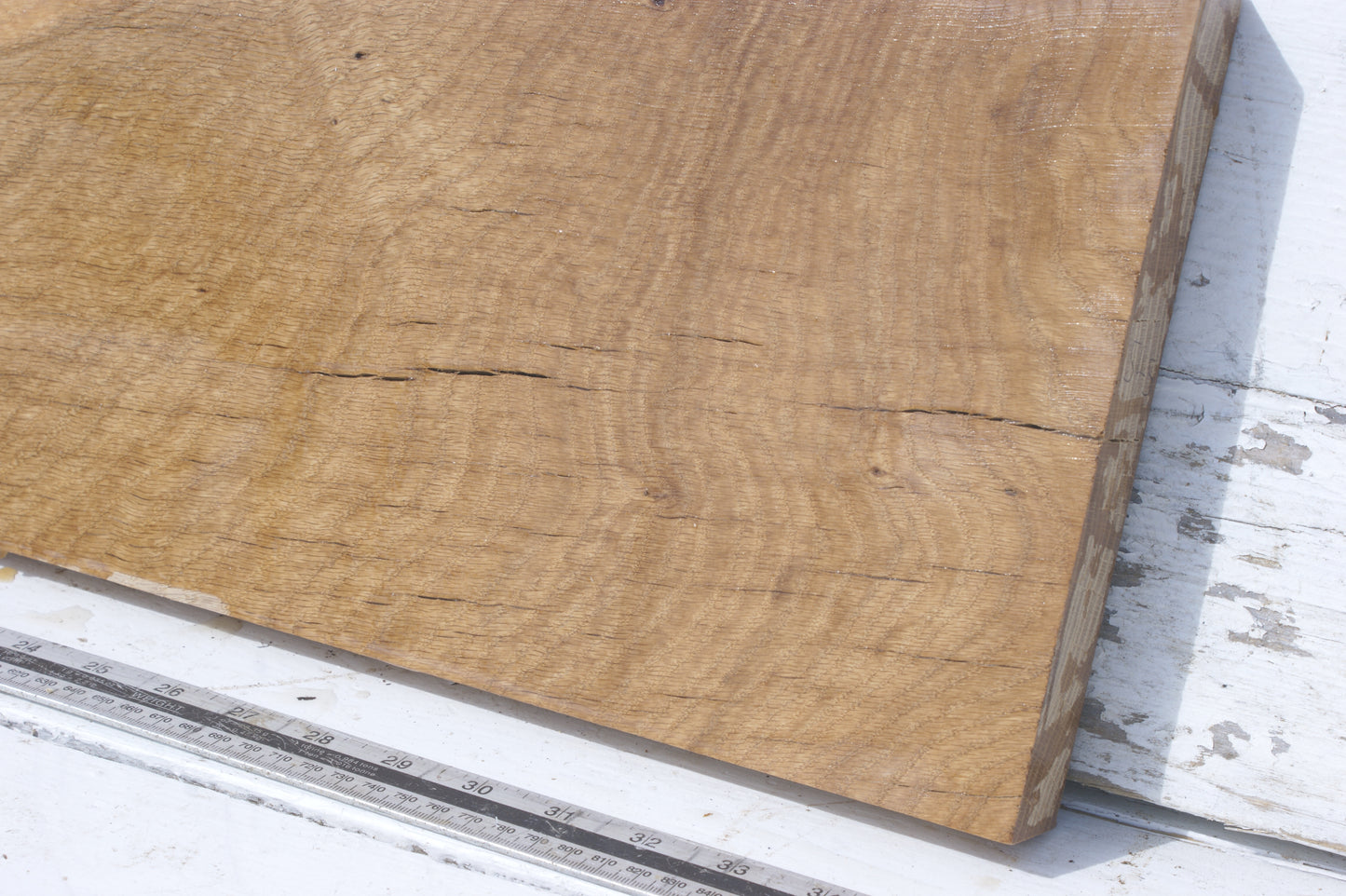 Oak shelf 845 L x 219 x 171 W x 34 D mm (545)