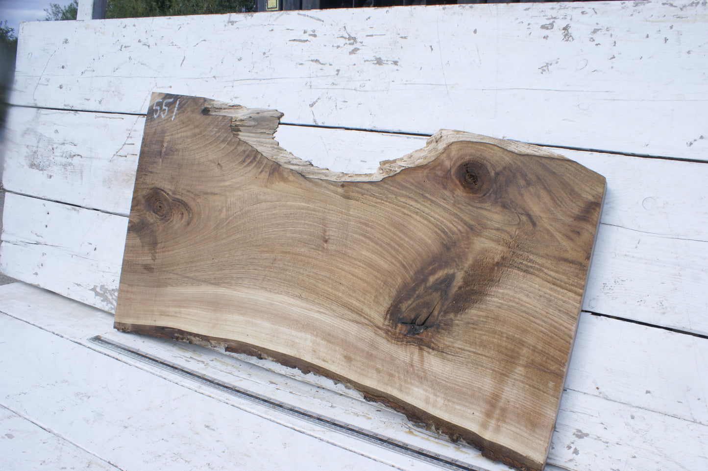 Walnut slab, shelf, board (551)