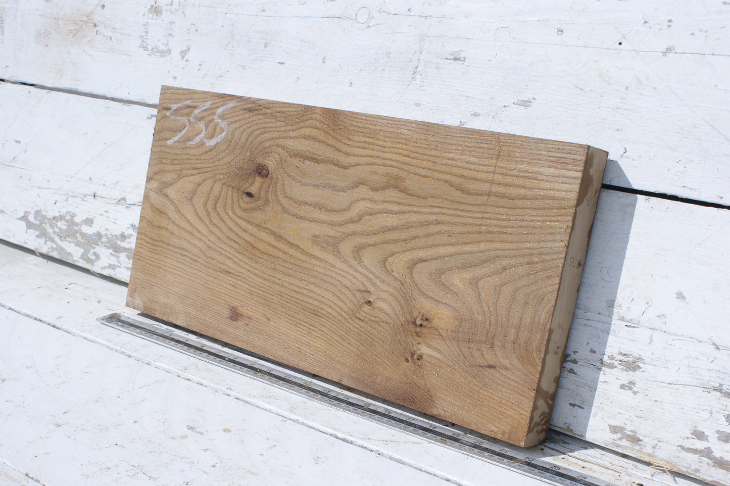 English Elm, slab, shelf, board (555)
