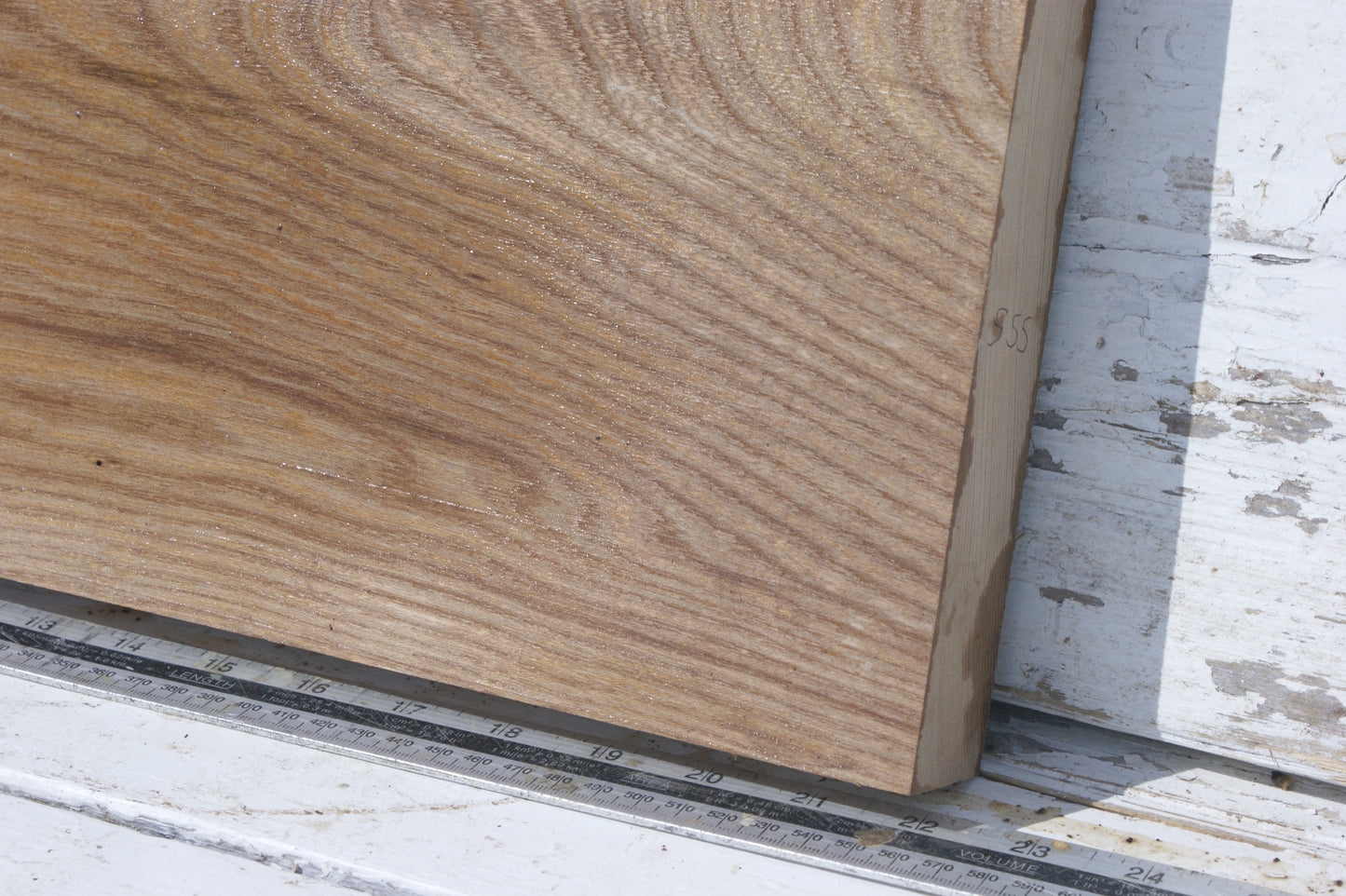 English Elm, slab, shelf, board (555)