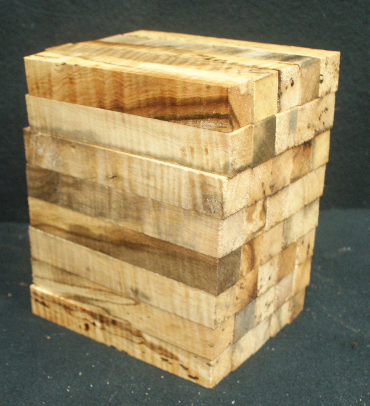 Hardwood pen blanks x5 in a pack, Rippled Sycamore