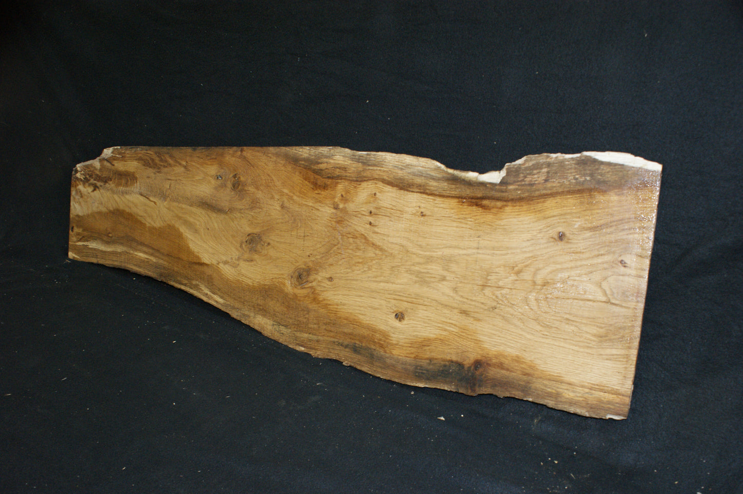 Oak 1196 L x 342-205 W x 19 D mm (585)
