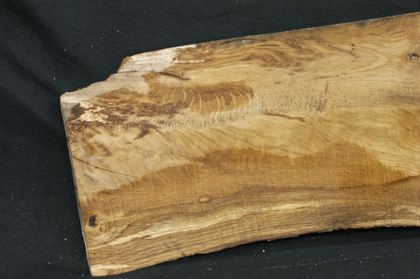 Oak 1196 L x 342-205 W x 19 D mm (585)