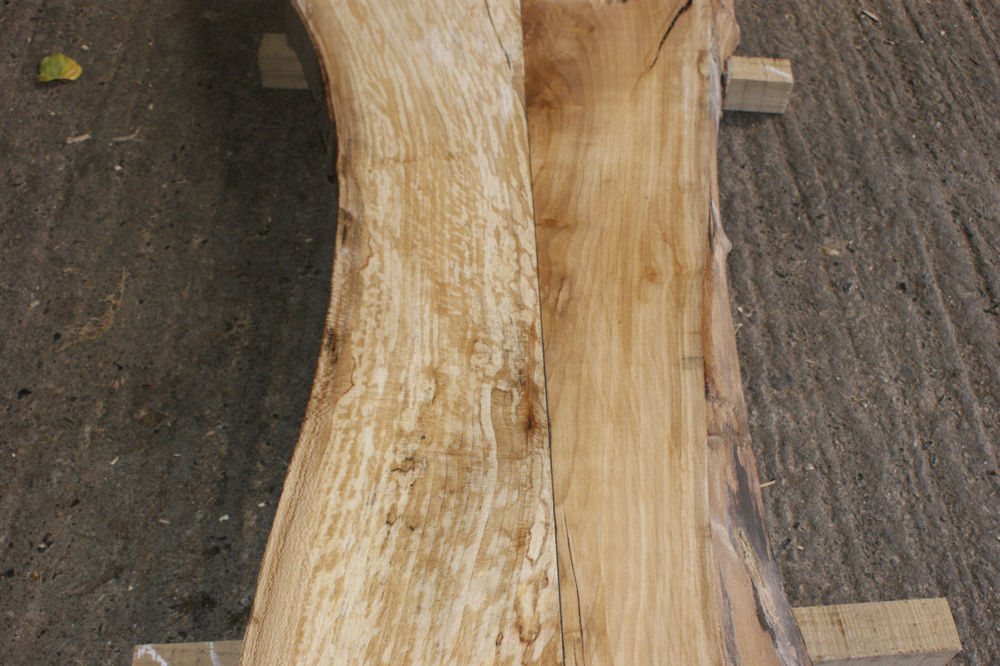 Book matched guitar body, London plane 1200 L x 525 - 325 W x 50 mm (797)
