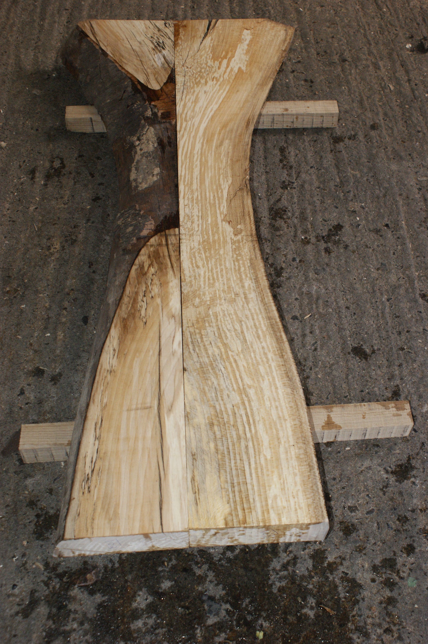 Book matched London Plane 1200 L x 510 - 215 W x 55 mm (801)