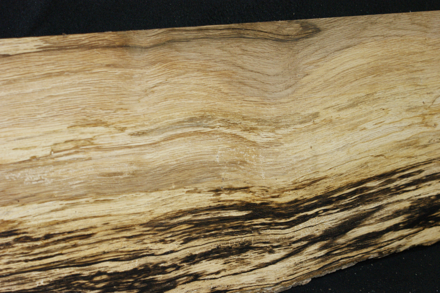 (85) SPALTED TURKEY OAK, 1025 L x 260 W x 45 D mm RUSTIC HARDWOOD, CRAFTS, SHELVING