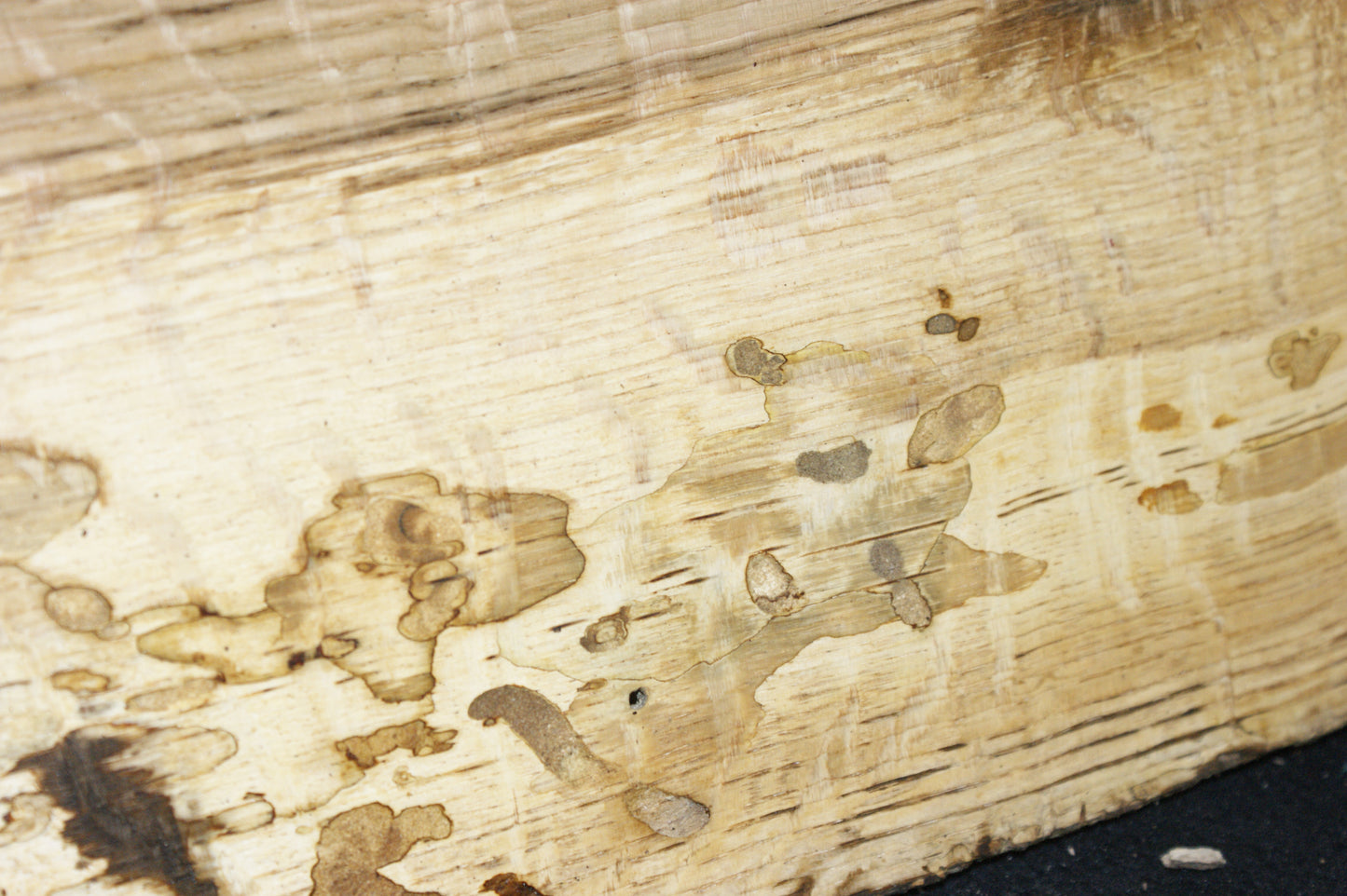 (90) SPALTED TURKEY OAK, 920 L x 355 W x 45 D mm RUSTIC HARDWOOD, CRAFTS, SHELVING