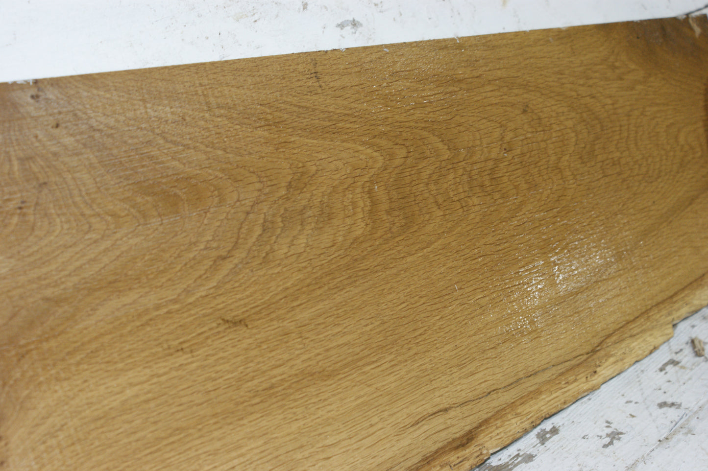 OAK HARDWOOD PLANK, CRAFTS, SHELVING 965 L x 293 W x 37 D mm (933)