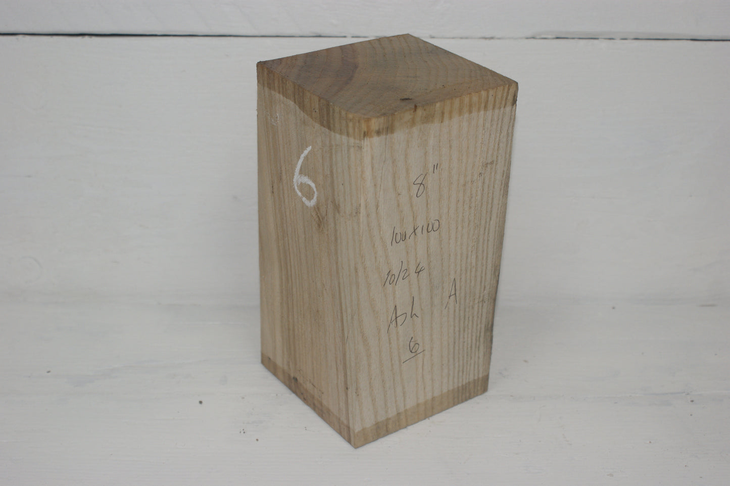 Ash 204 x 100 mm A Grade wood turning blank (006)
