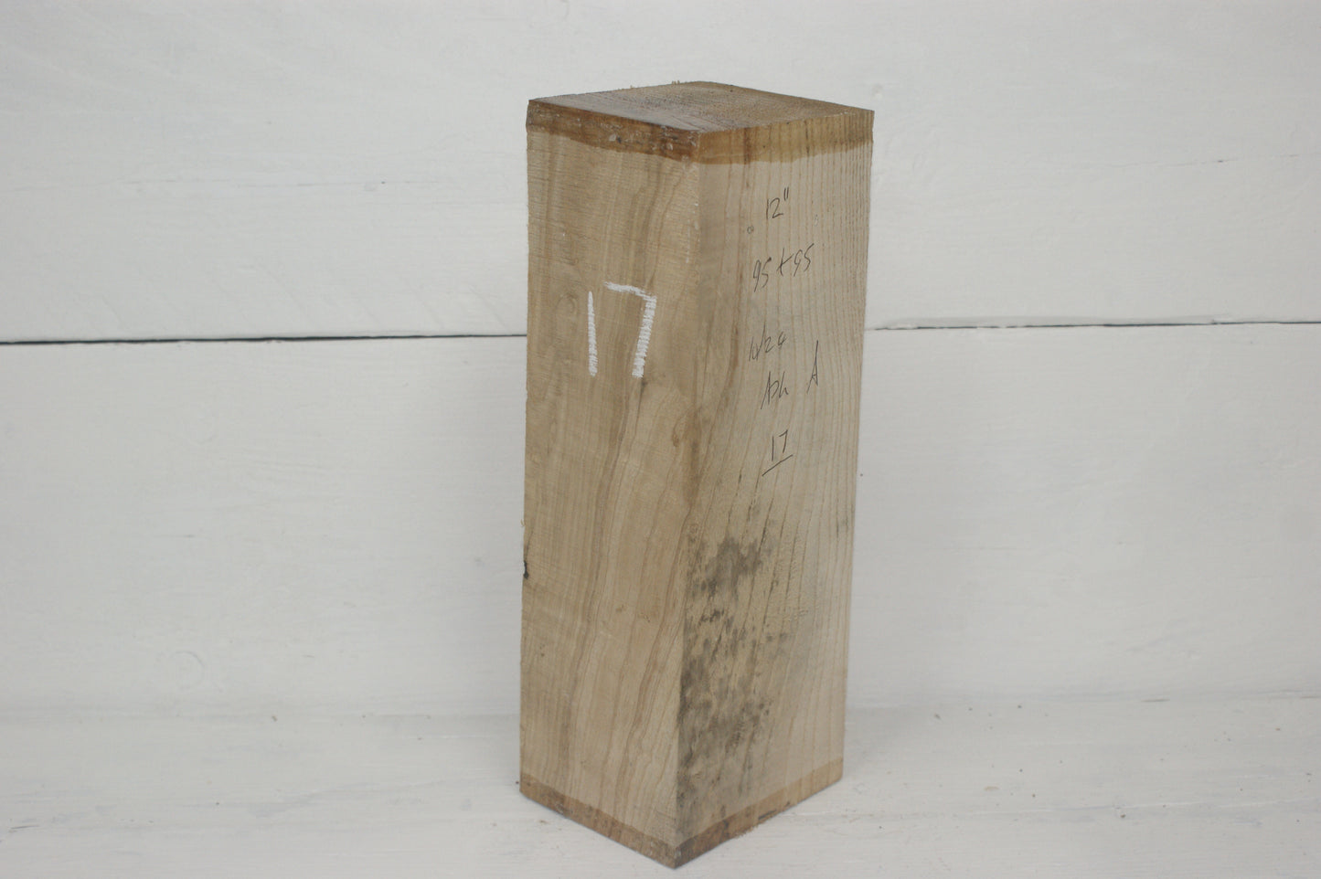 Ash 305 x 95 mm A Grade wood turning blank (017)