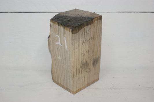 Ash 204 x 100 mm B Grade wood turning blank  (021)