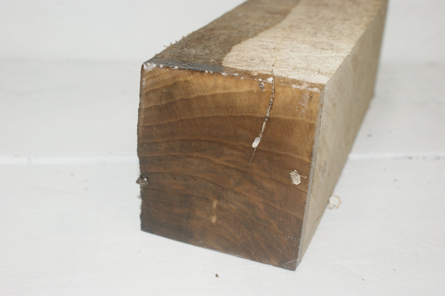 Walnut 305 x 100mm cube. A Grade wood turning blank (034)