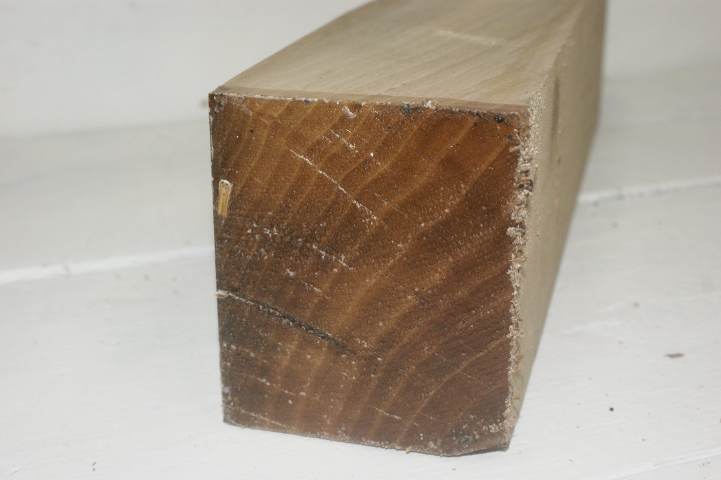 Walnut 407 x 100mm cube. B Grade wood turning blank (037)