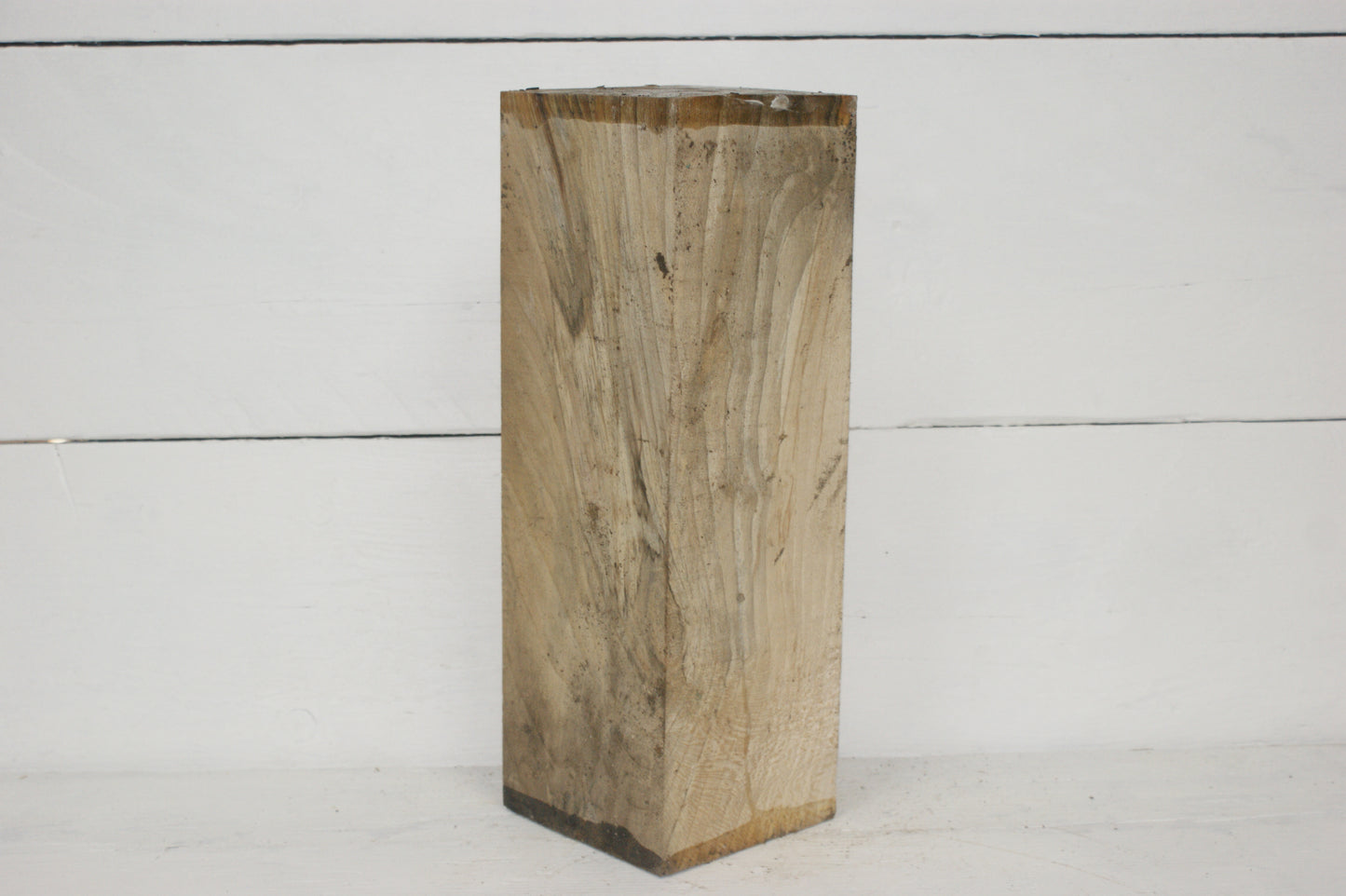Spalted London Plane 381 x 120 mm cube. C Grade wood turning blank. (056)