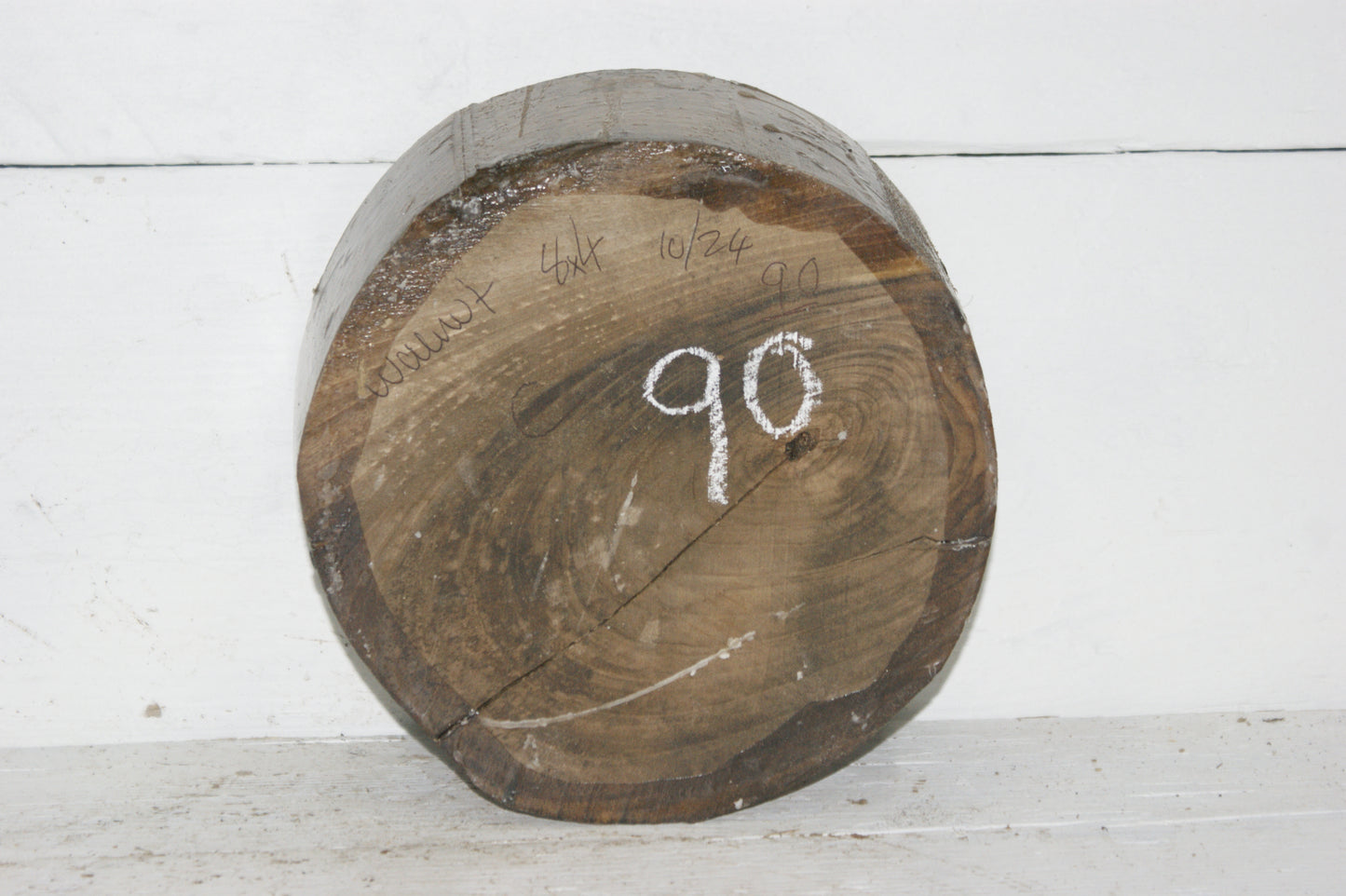 Walnut 8x 4 inch C Grade wood turning blank. (090)