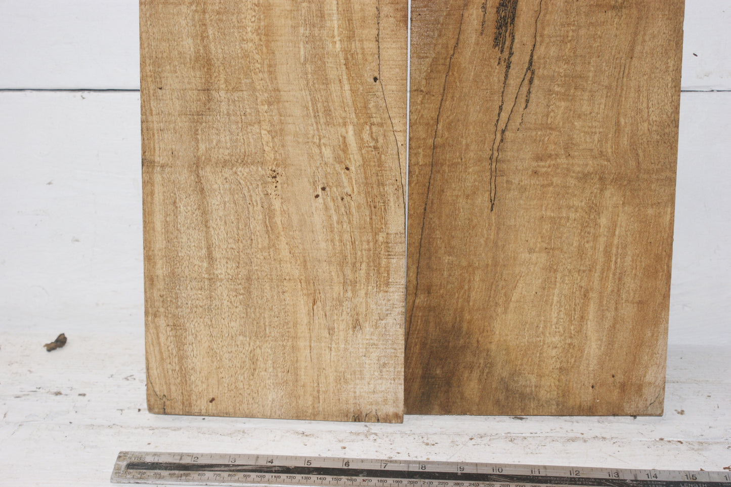 Book Matched Spalted Sycamore Guitar Drop Top 600 L x 360 W x 10 D mm (138)
