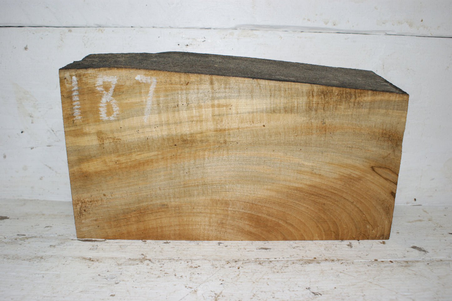 (187) AIR DRIED, LIME WOOD CARVING BLOCK.