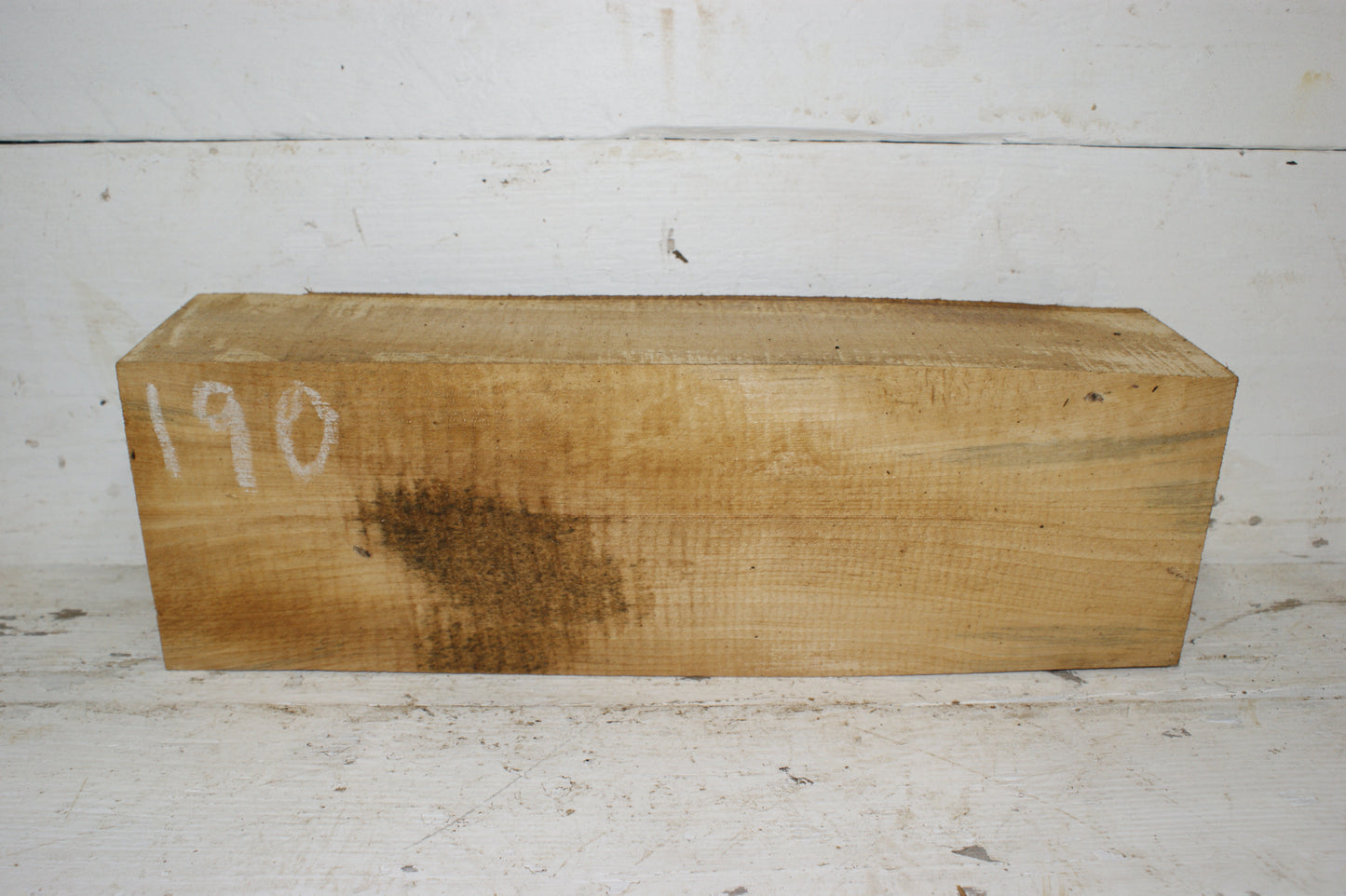(190) AIR DRIED, LIME WOOD CARVING BLOCK.