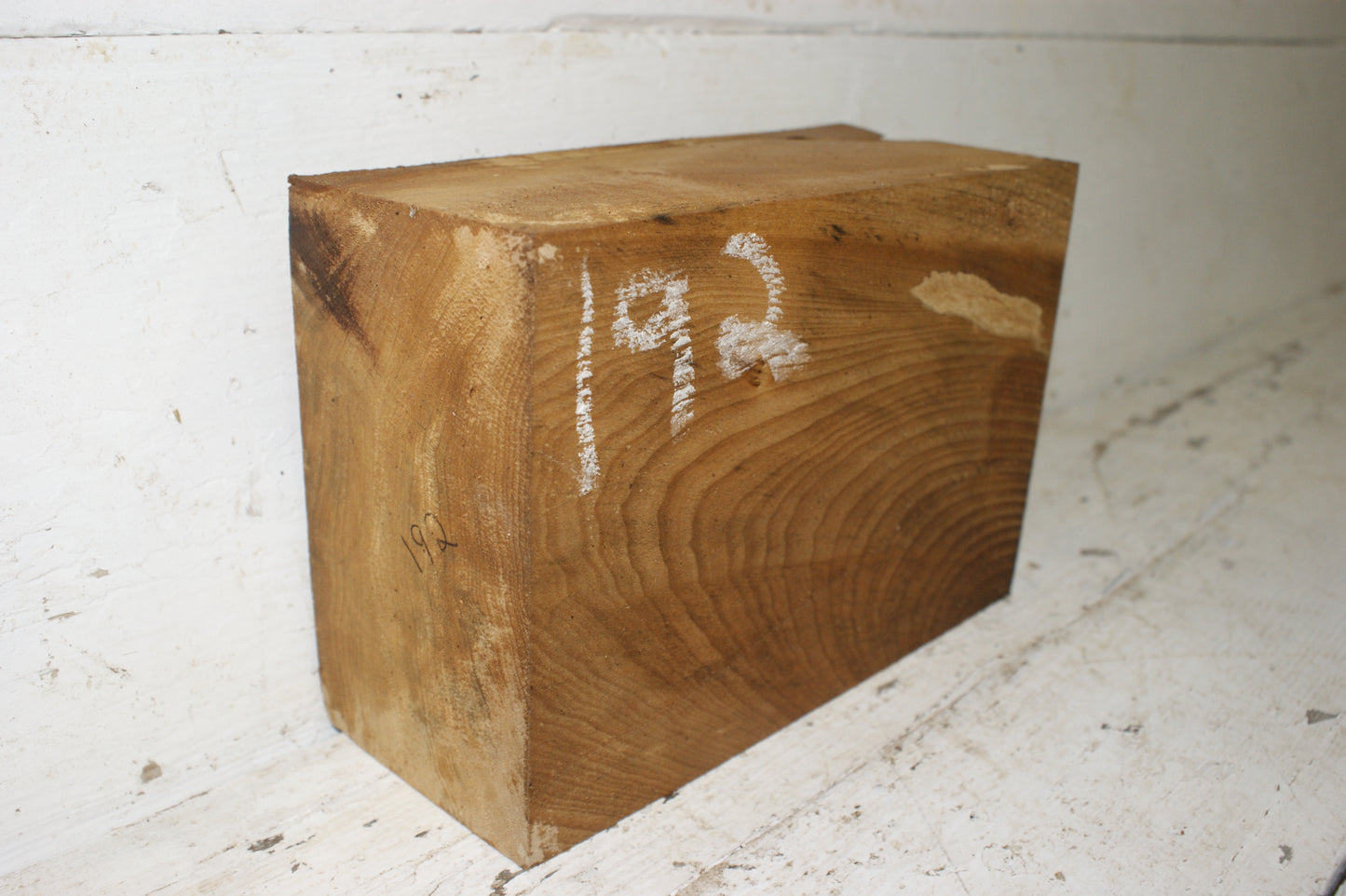 (192) AIR DRIED, LIME WOOD CARVING BLOCK.