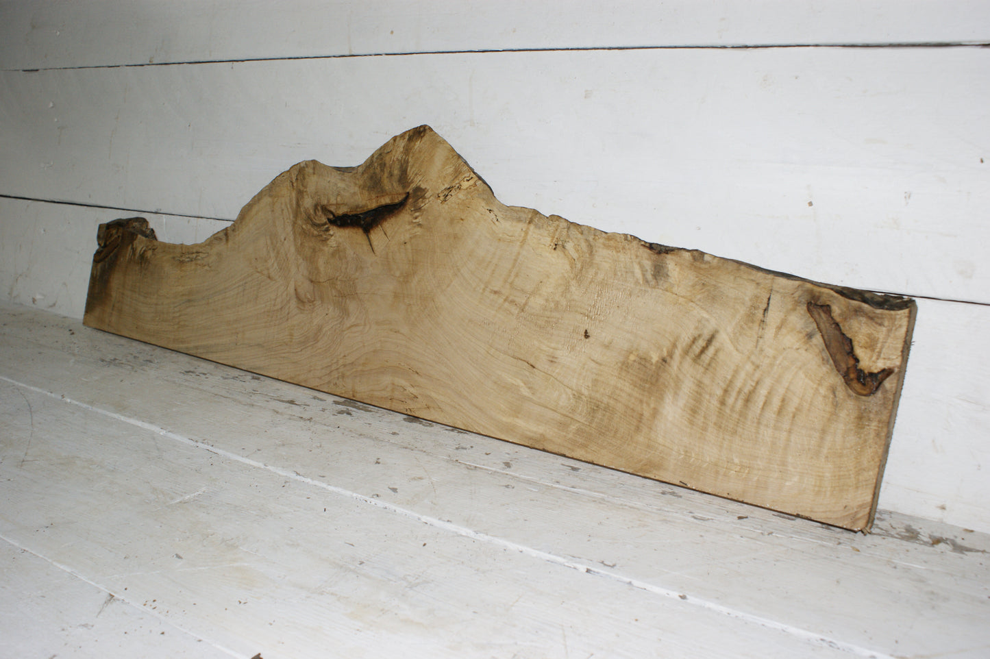 Hornbeam plank, 1126 L x 322 - 142 W x 34 D (mm) hardwood board (253)