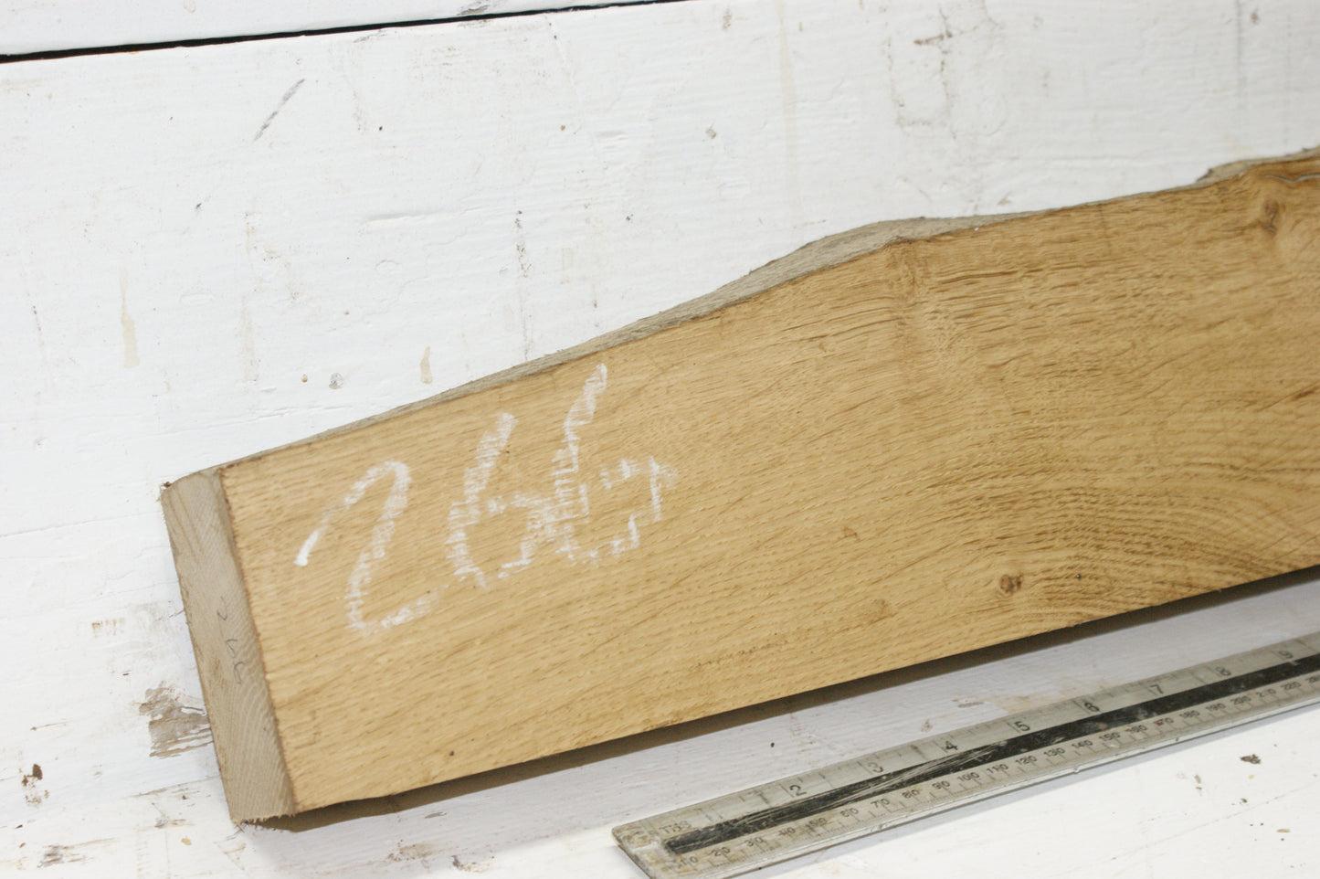 Oak, 1196 L x 132 - 88 W x 51 D (mm) plank, hardwood timber (266)