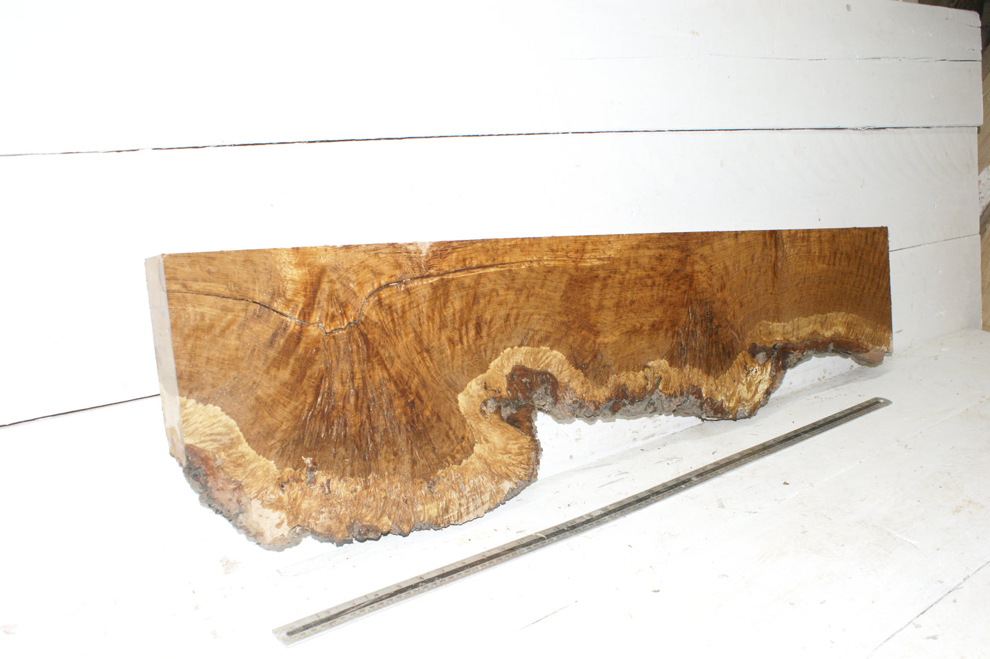 Burr Brown Oak, 1191 L x 300 - 193 W x 58 D (mm) plank, hardwood timber (271)