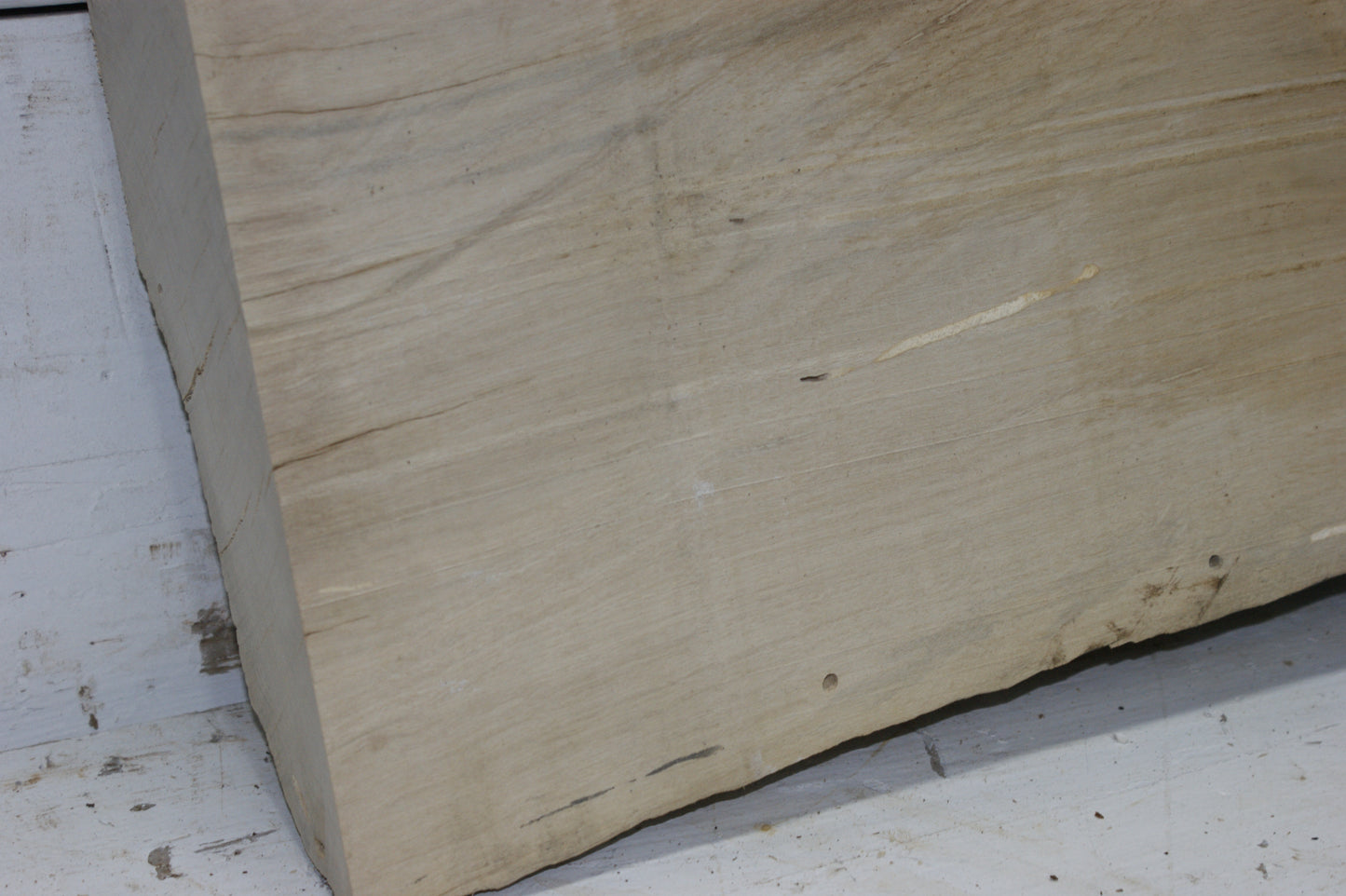 Hornbeam plank, 1198 L x 333 - 310 W x 85 D (mm) hardwood board (296)