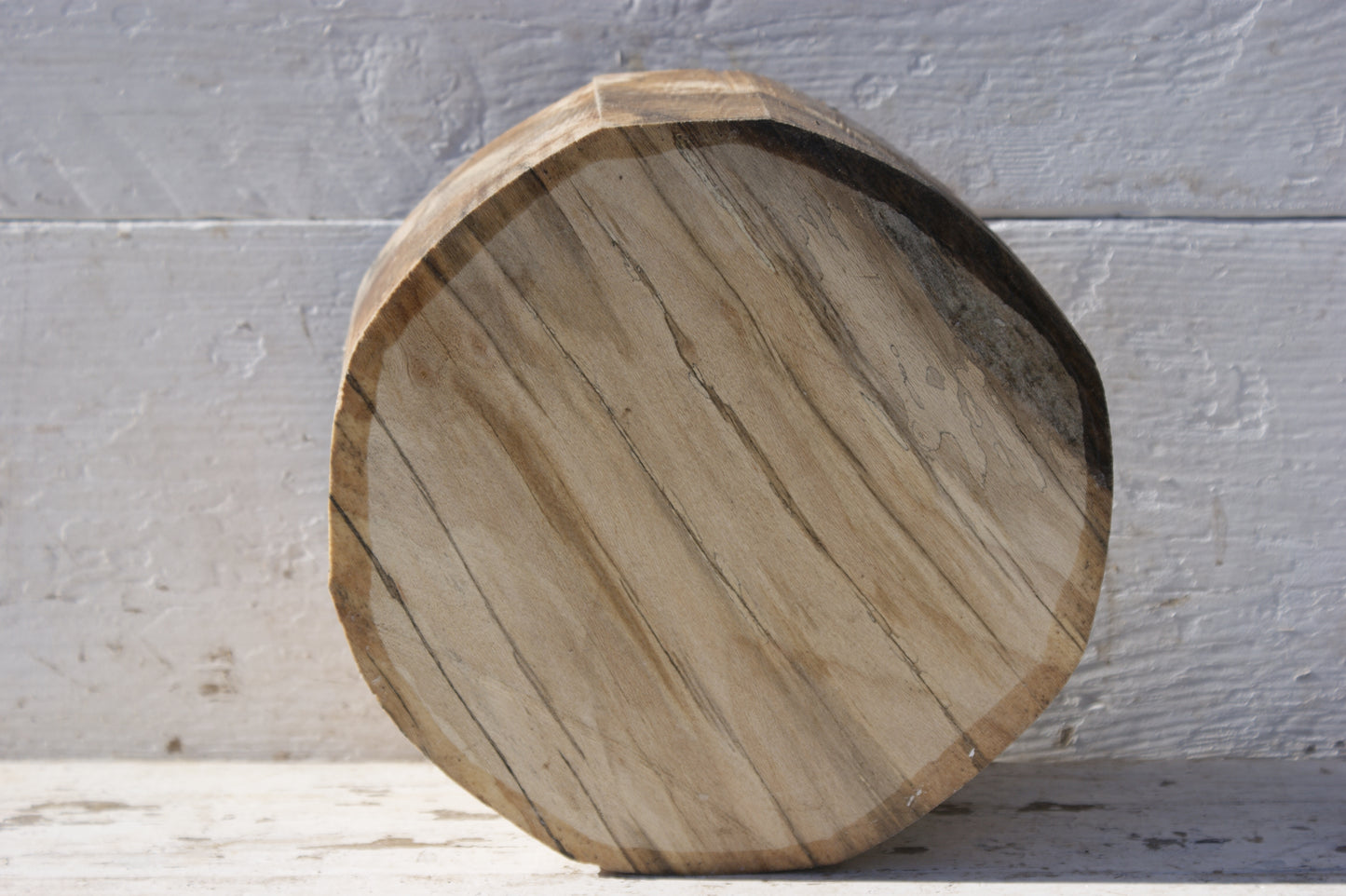 B Grade 9" x 4 1/2" London plane wood turning blank (352)