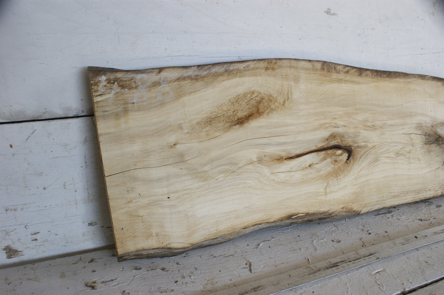 Hornbeam plank, 995 L x 260 - 125 W x 29 D (mm) hardwood board (488)