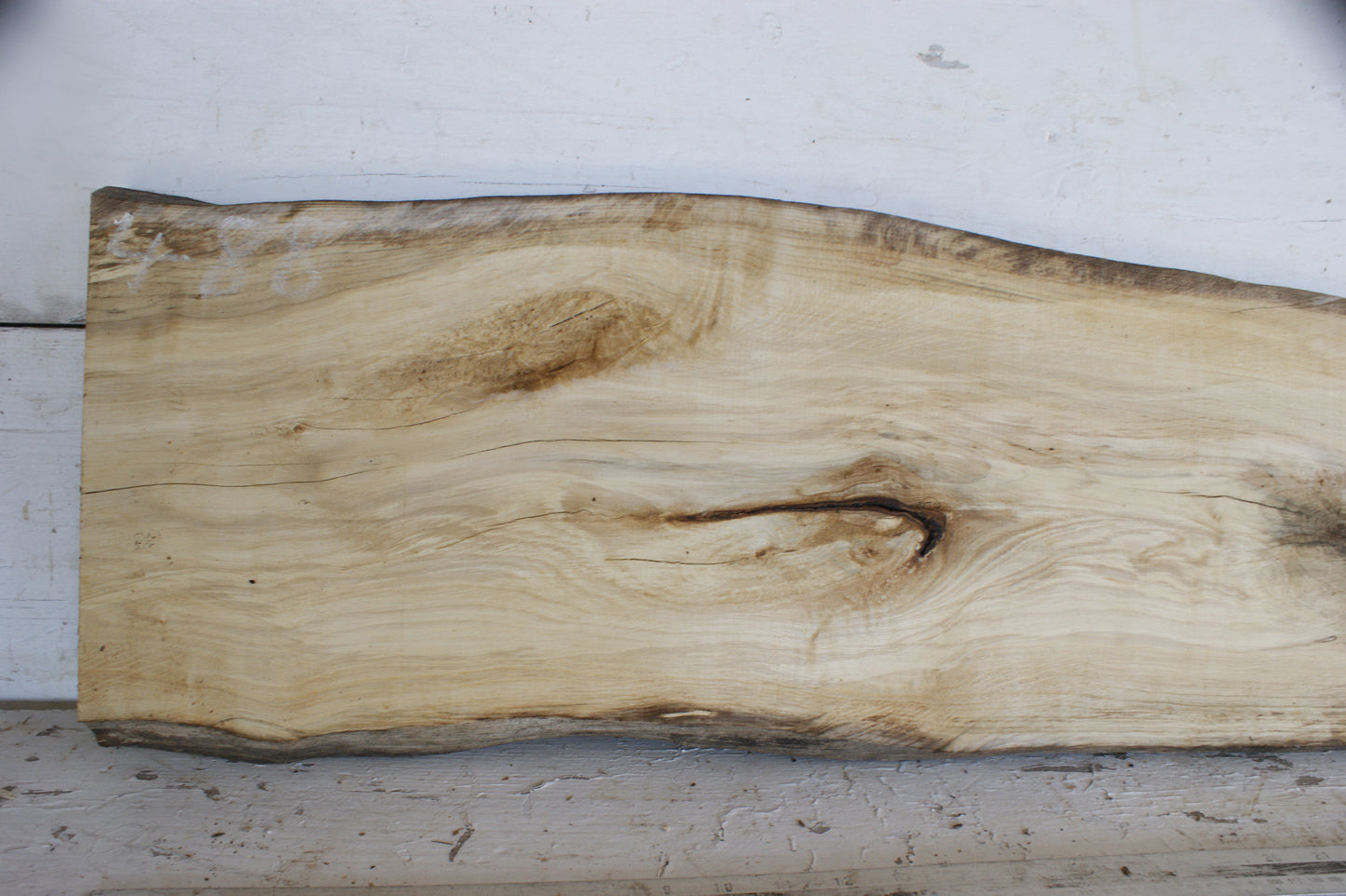 Hornbeam plank, 995 L x 260 - 125 W x 29 D (mm) hardwood board (488)