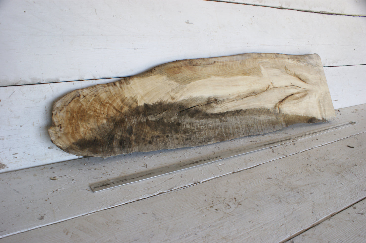 Hornbeam plank, 995 L x 260 - 125 W x 29 D (mm) hardwood board (488)