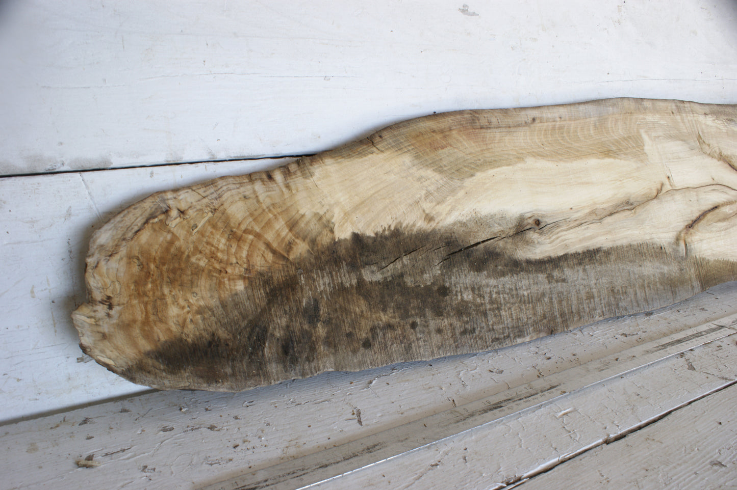 Hornbeam plank, 995 L x 260 - 125 W x 29 D (mm) hardwood board (488)