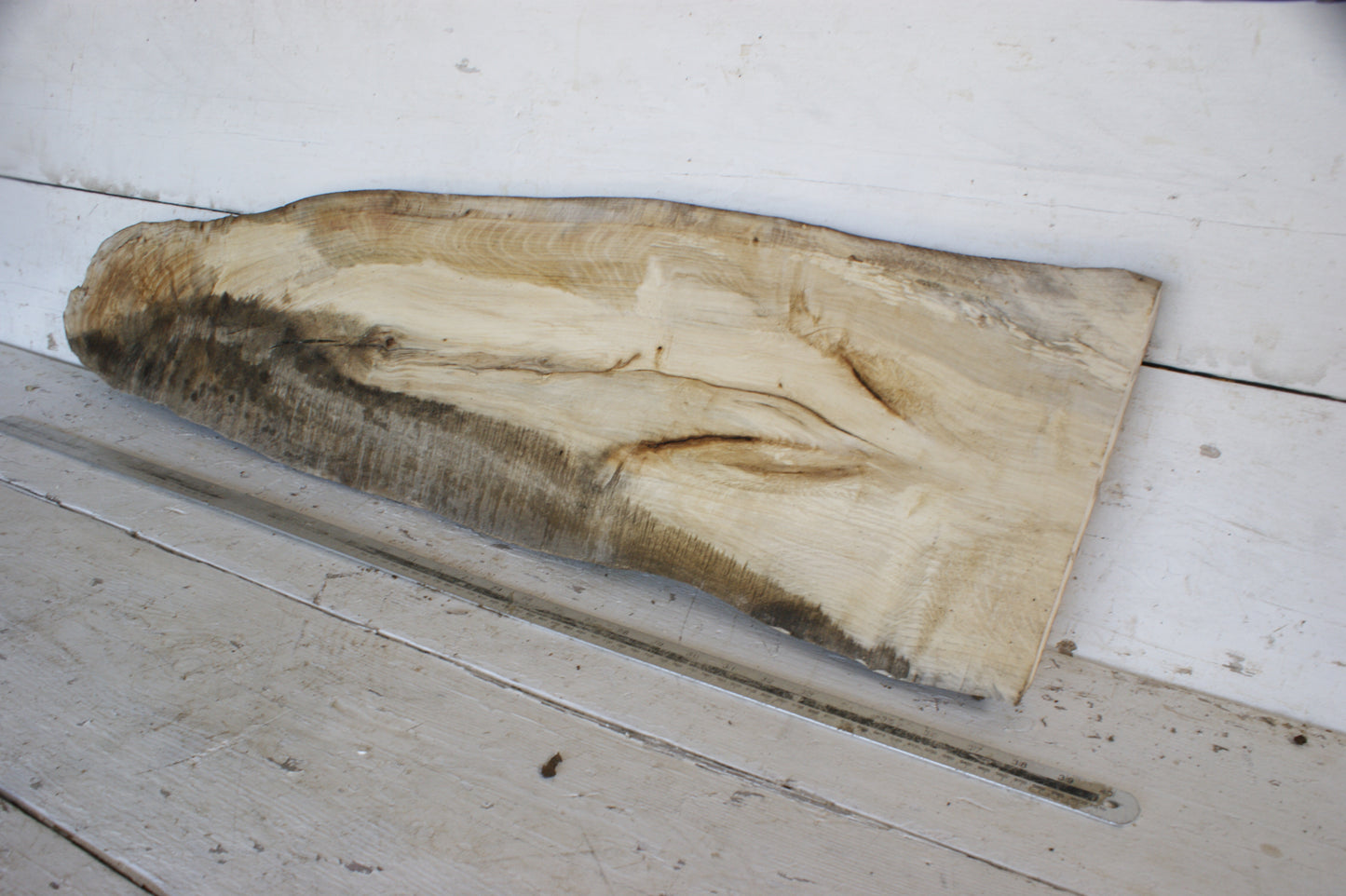 Hornbeam plank, 995 L x 260 - 125 W x 29 D (mm) hardwood board (488)