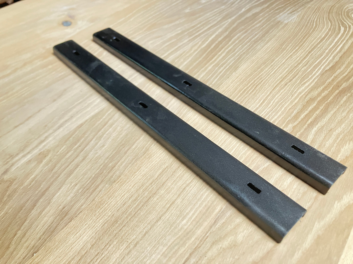 x2 Steel Table Bracing 3mm Thick x 55mm Wide, Various Lengths Available