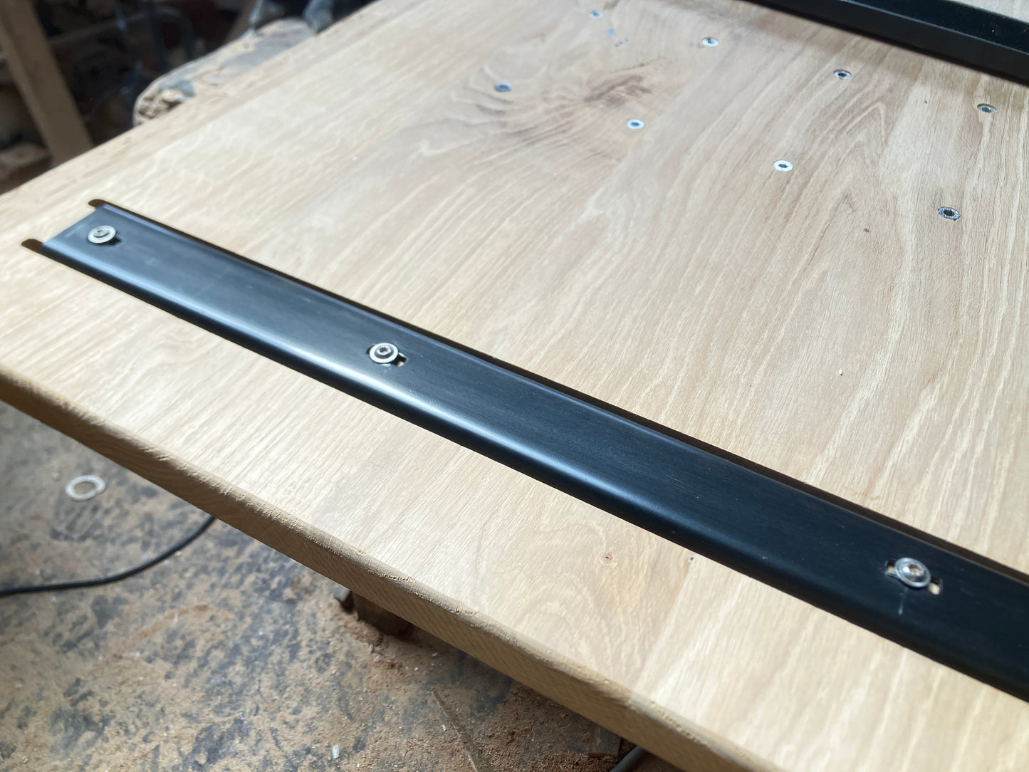 x2 Steel Table Bracing 3mm Thick x 55mm Wide, Various Lengths Available