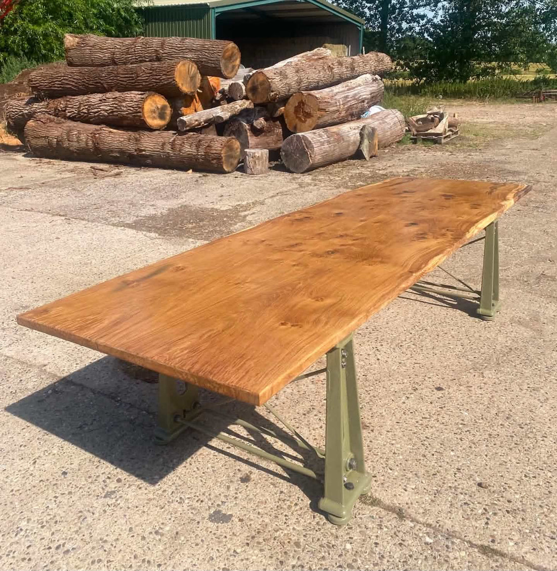 An Oak Table in the Making: From a Fallen Suffolk Tree to a Future Family Heirloom