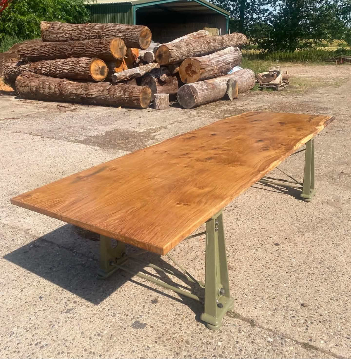 An Oak Table in the Making: From a Fallen Suffolk Tree to a Future Family Heirloom