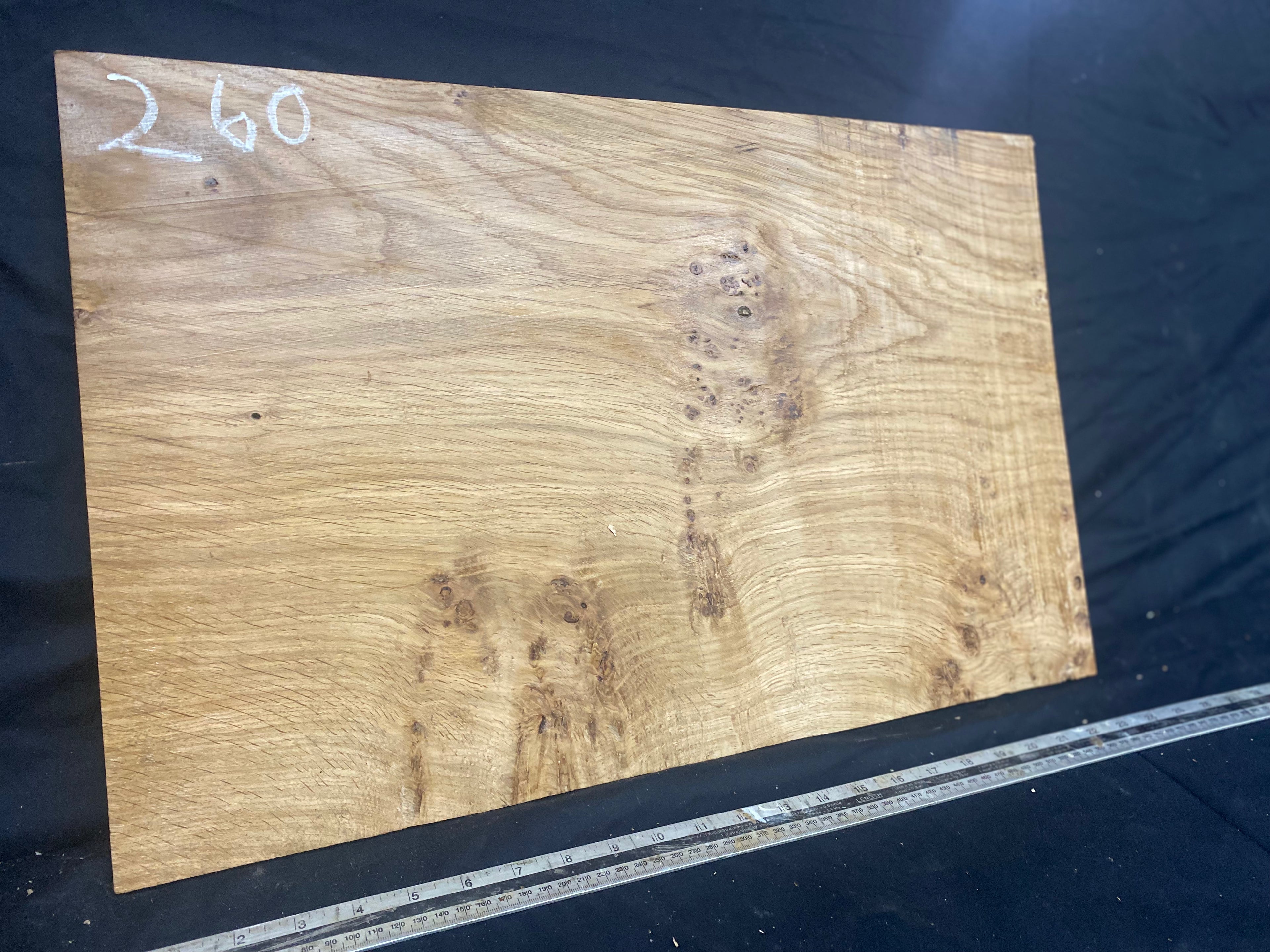Pippy oak tone wood, craft wood, box makin 611 L x 392 W x 13 D (mm)    (260)