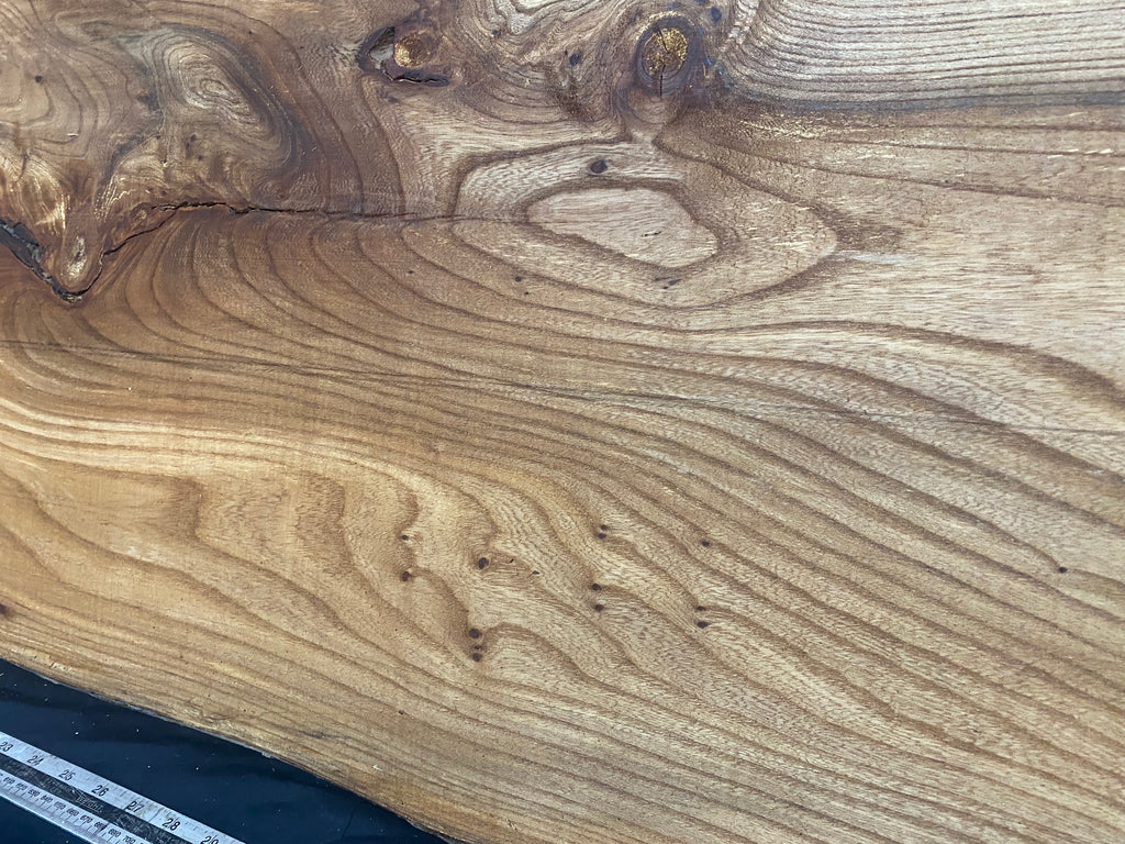 Elm coffee table top board, plank, 1333 L x 482 W x 19 D mm    (254)