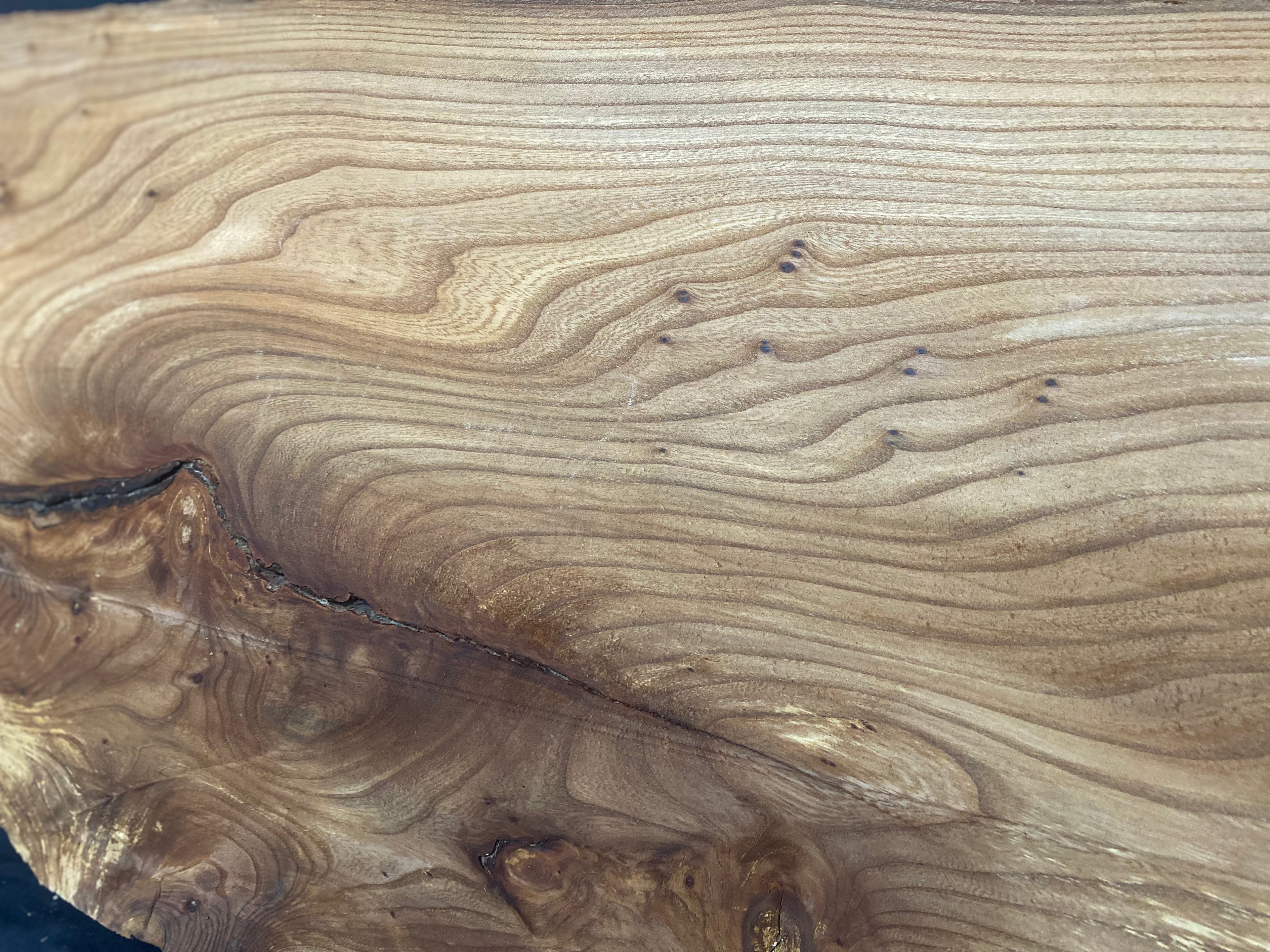 Elm coffee table top board, plank, 1333 L x 482 W x 19 D mm    (254)