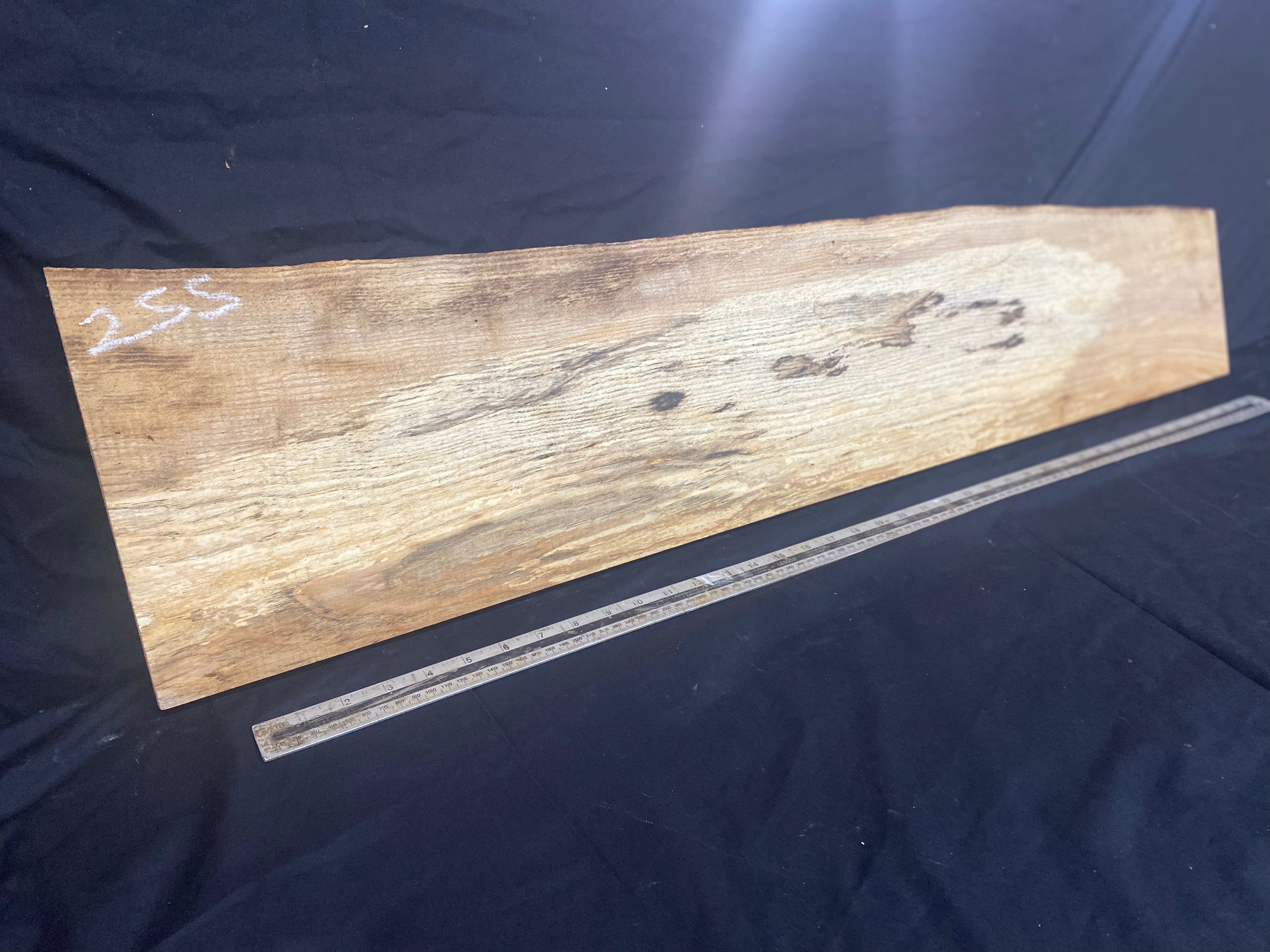 Ash hardwood window sill, shelving, platter, 1089 L x 246 W x 30 D mm     (255)