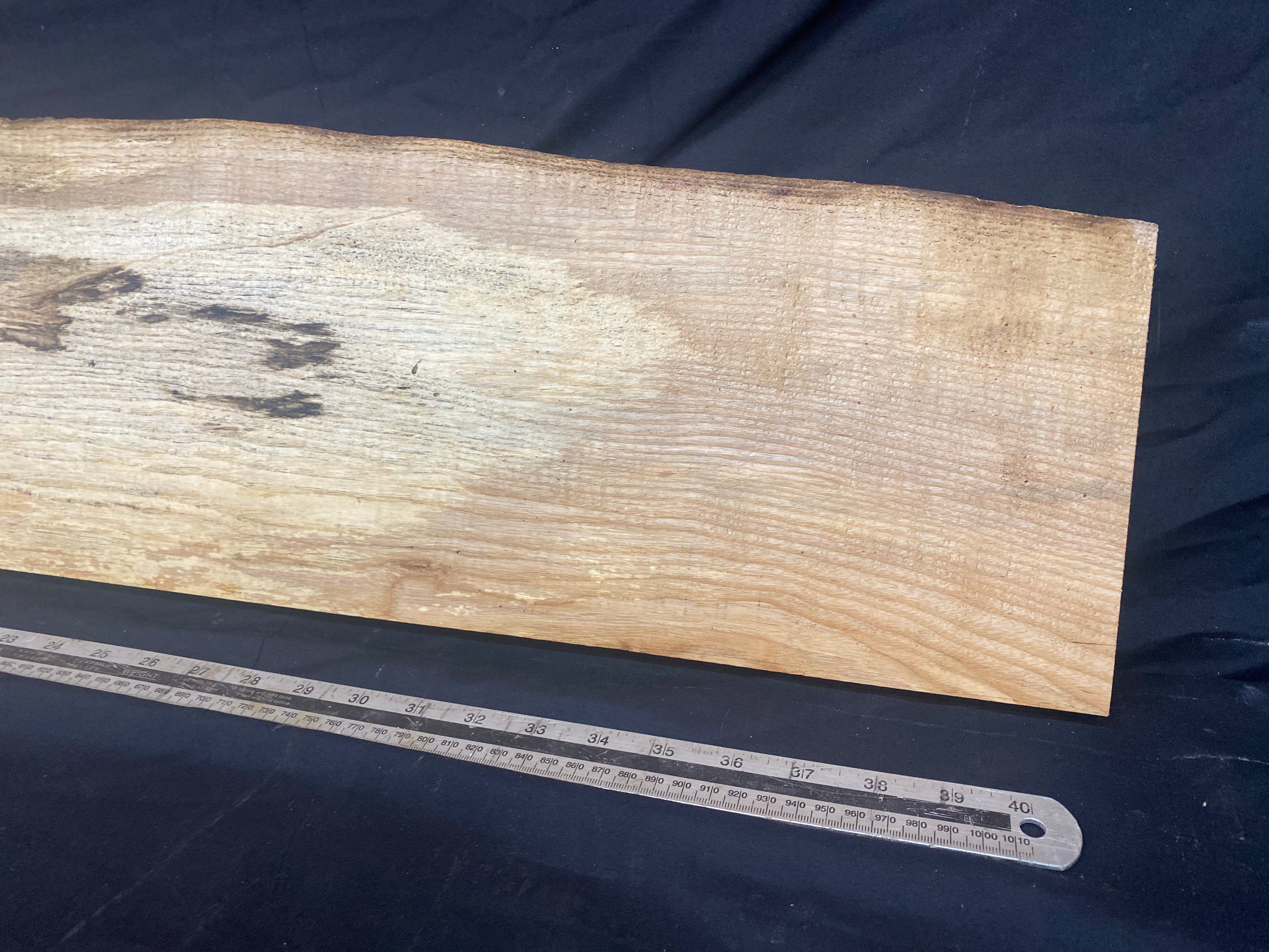 Ash hardwood window sill, shelving, platter, 1089 L x 246 W x 30 D mm     (255)