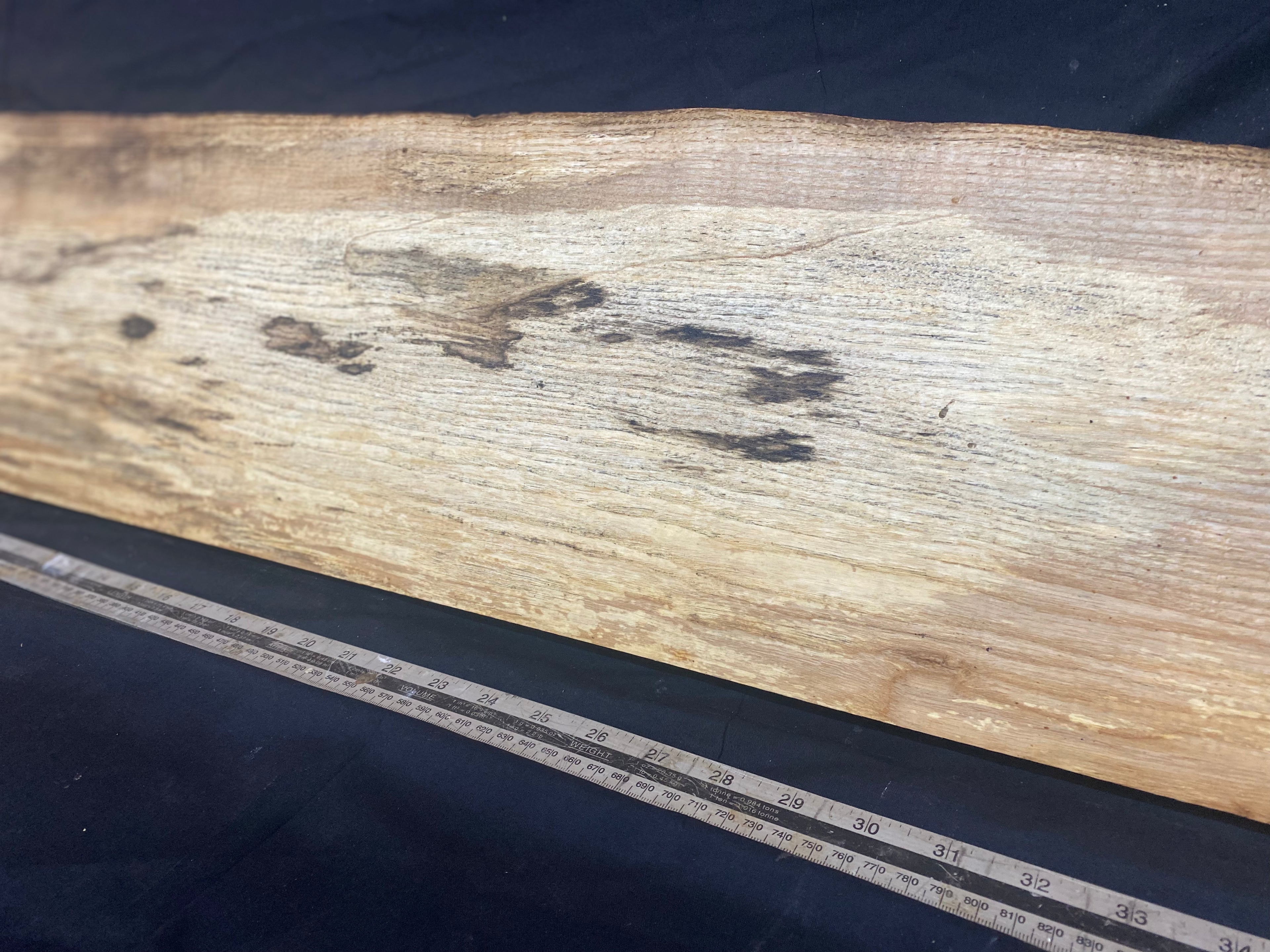 Ash hardwood window sill, shelving, platter, 1089 L x 246 W x 30 D mm     (255)